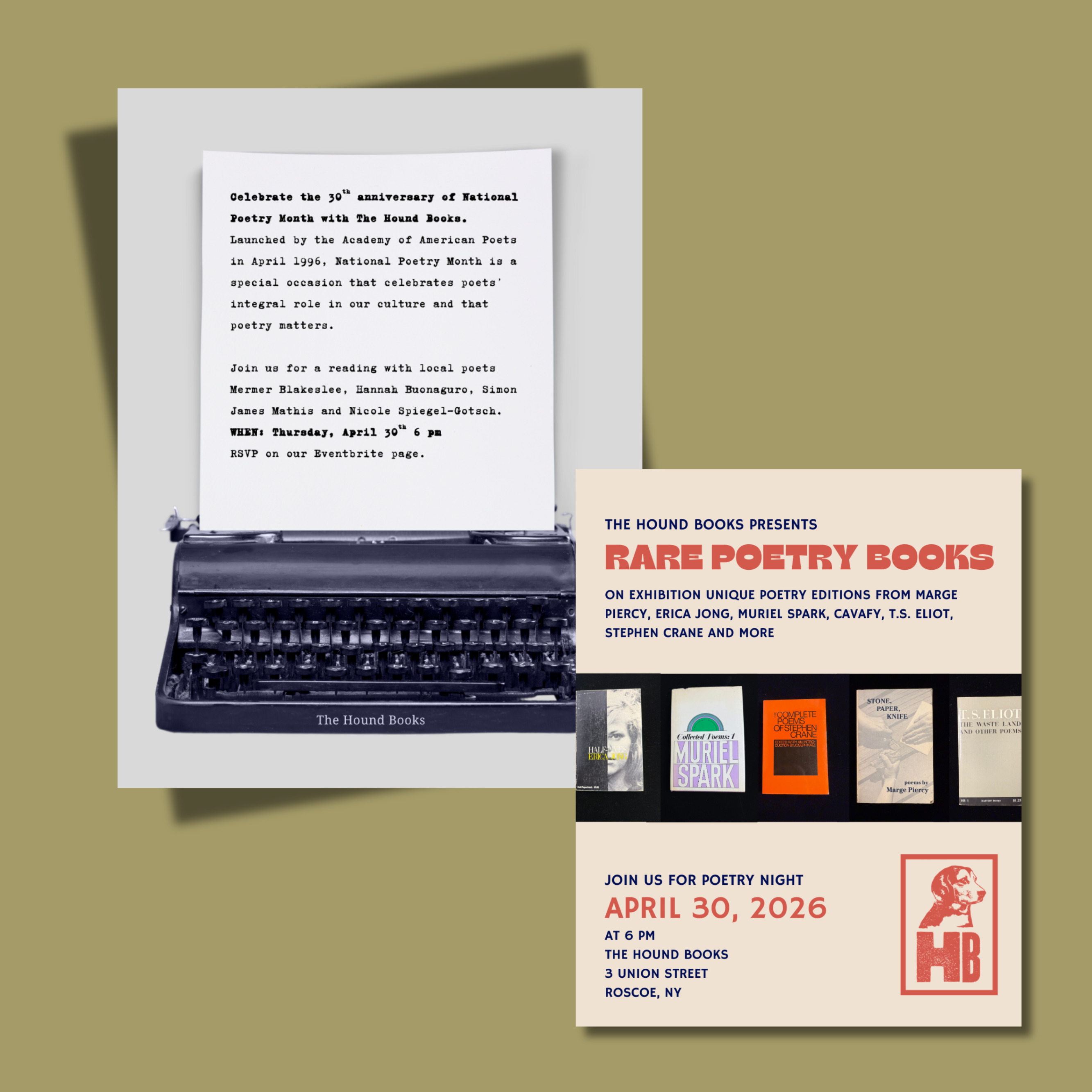 Poetry Night with Readings and Rare Books
