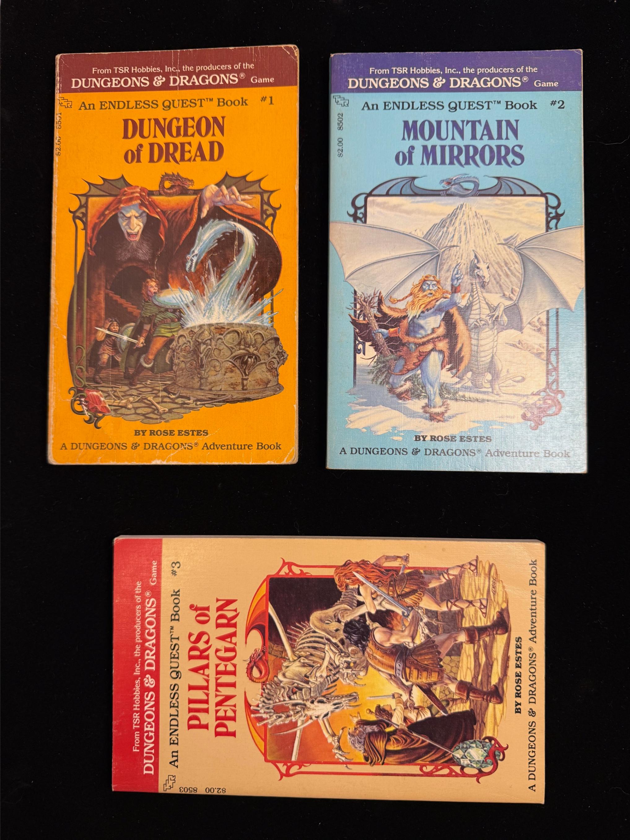 Dungeons & Dragons Endless Quest Books 1-3