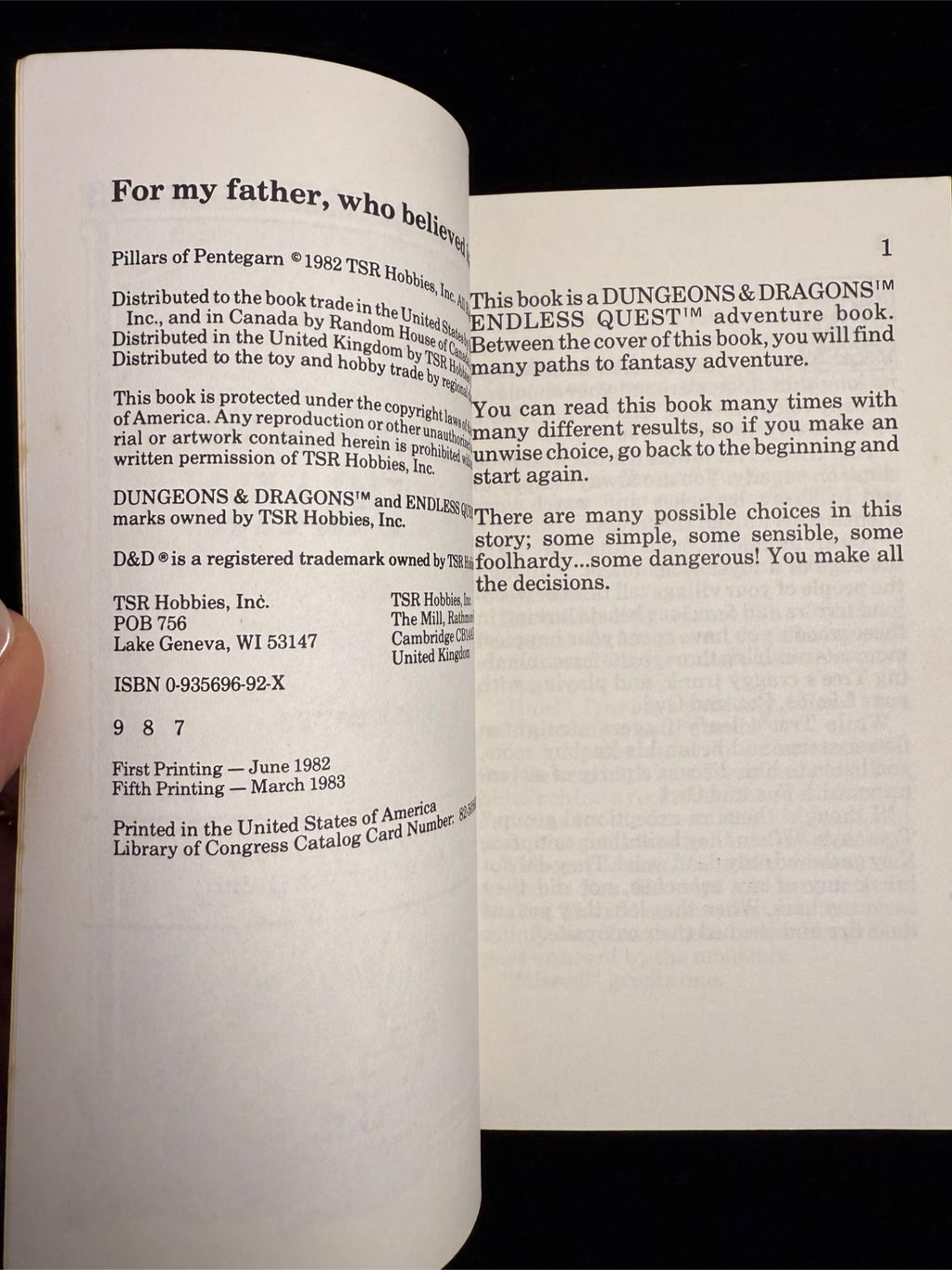 Dungeons & Dragons Endless Quest Books 1-3