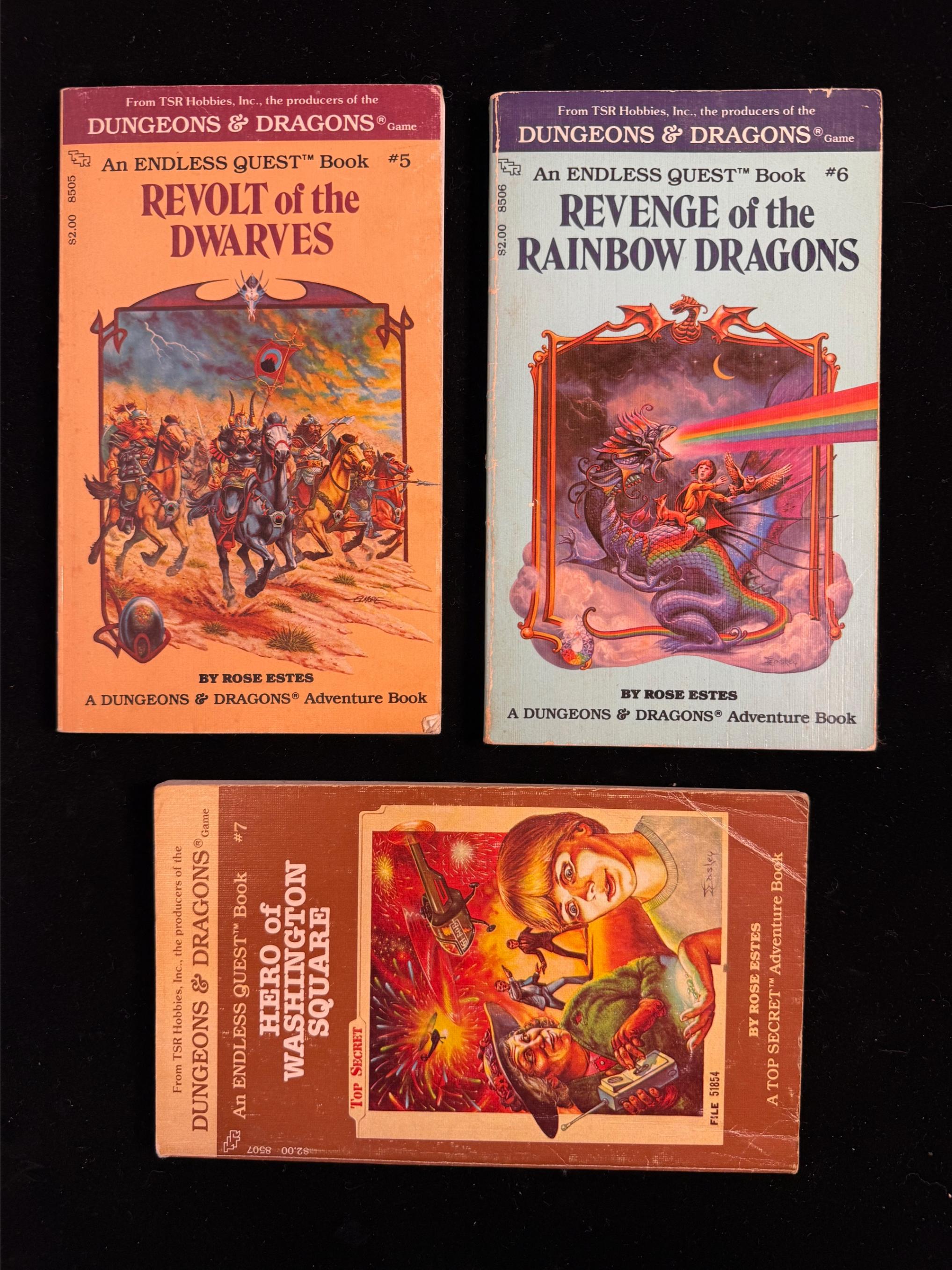 Dungeons & Dragons Endless Quest Books 5-7