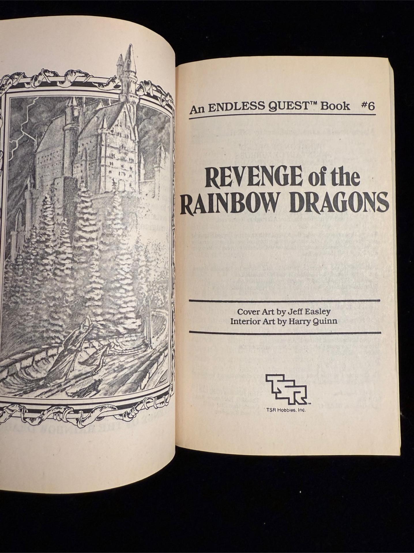 Revenge of the Rainbow Dragons: Dungeons & Dragons Endless Quest Book 6