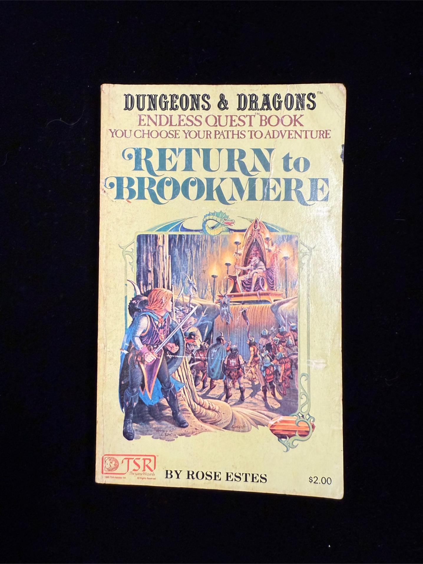 Return to Brookmere: Dungeons & Dragons Endless Quest Book