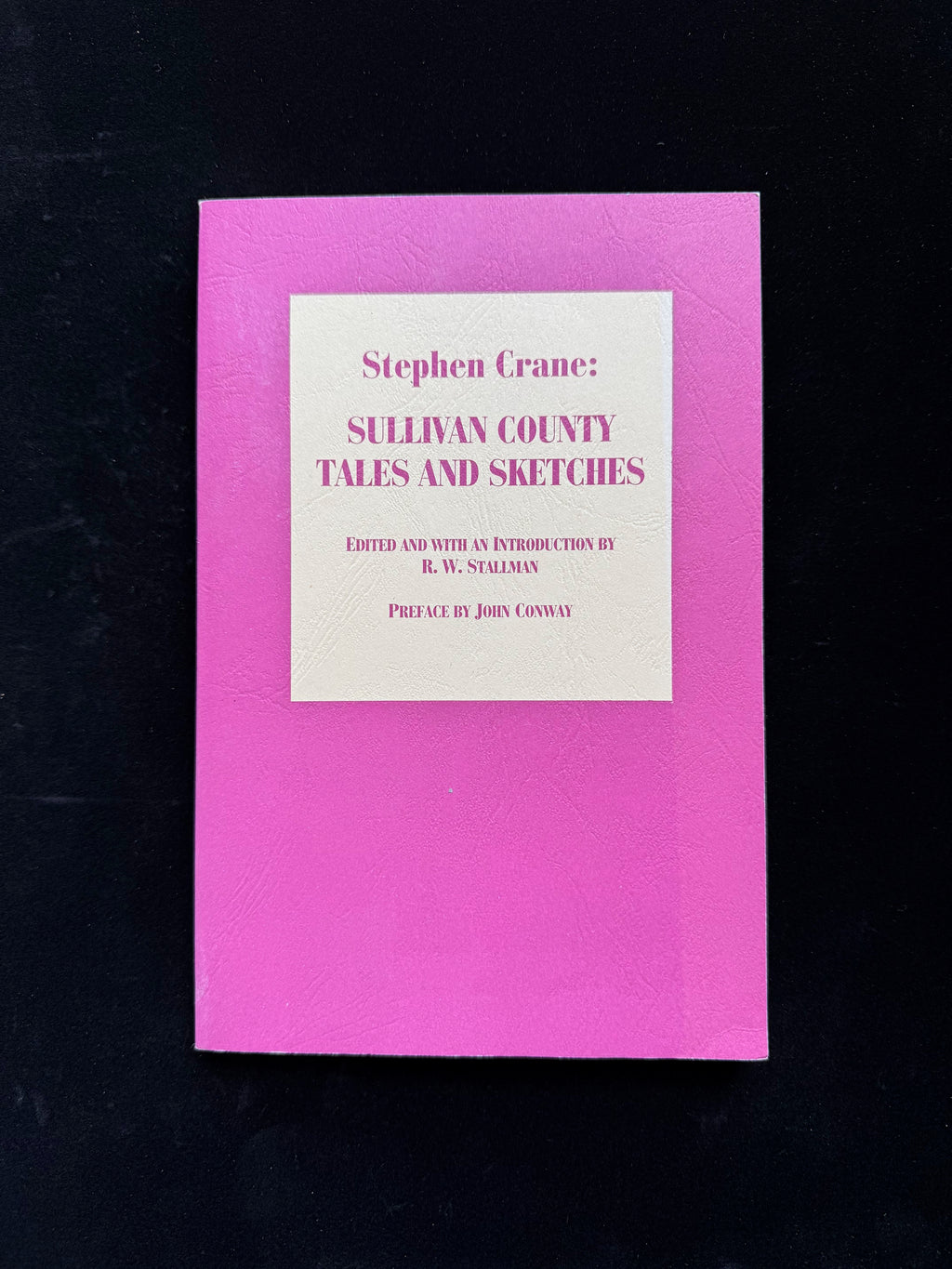 Stephen Crane: Sullivan County Tales and Sketches