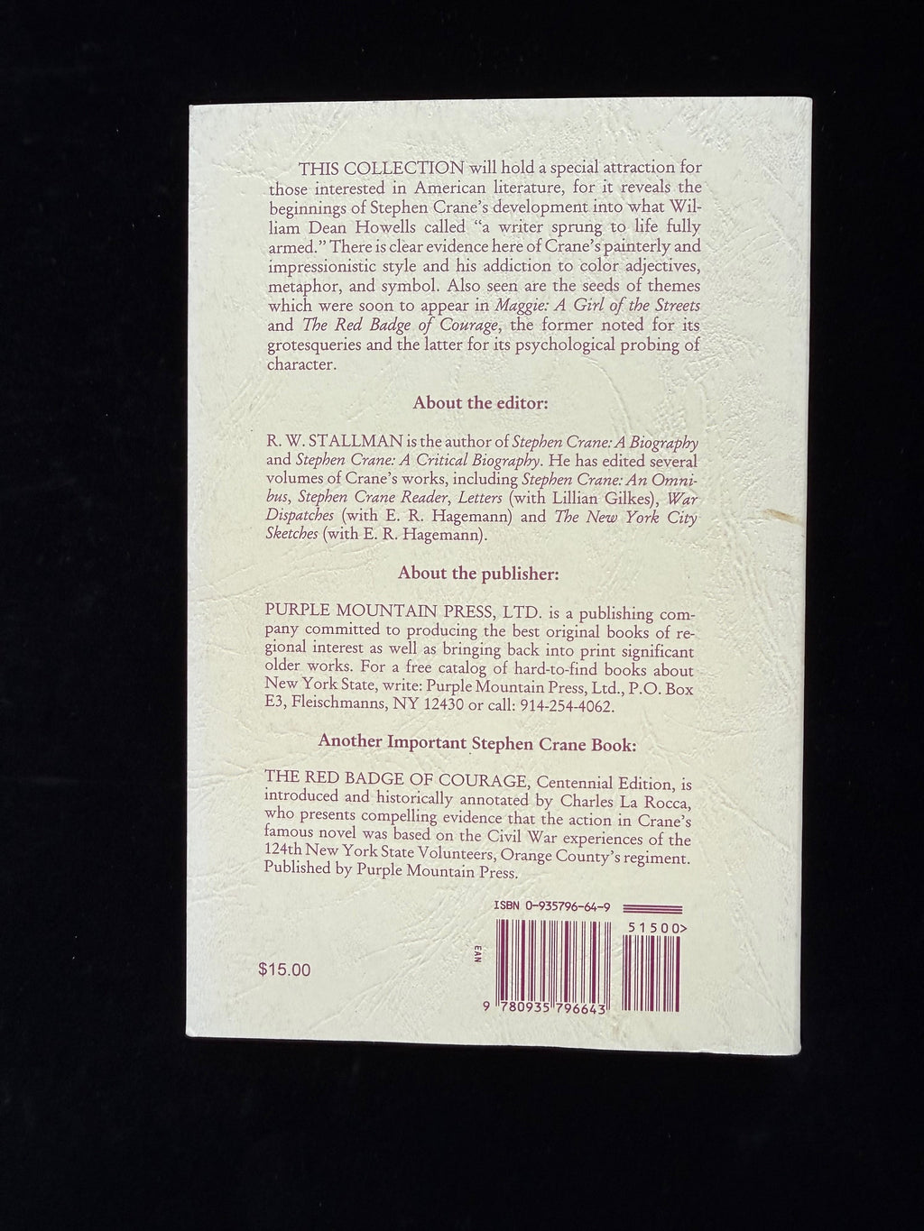 Stephen Crane: Sullivan County Tales and Sketches