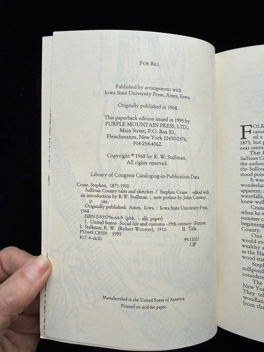 Stephen Crane: Sullivan County Tales and Sketches