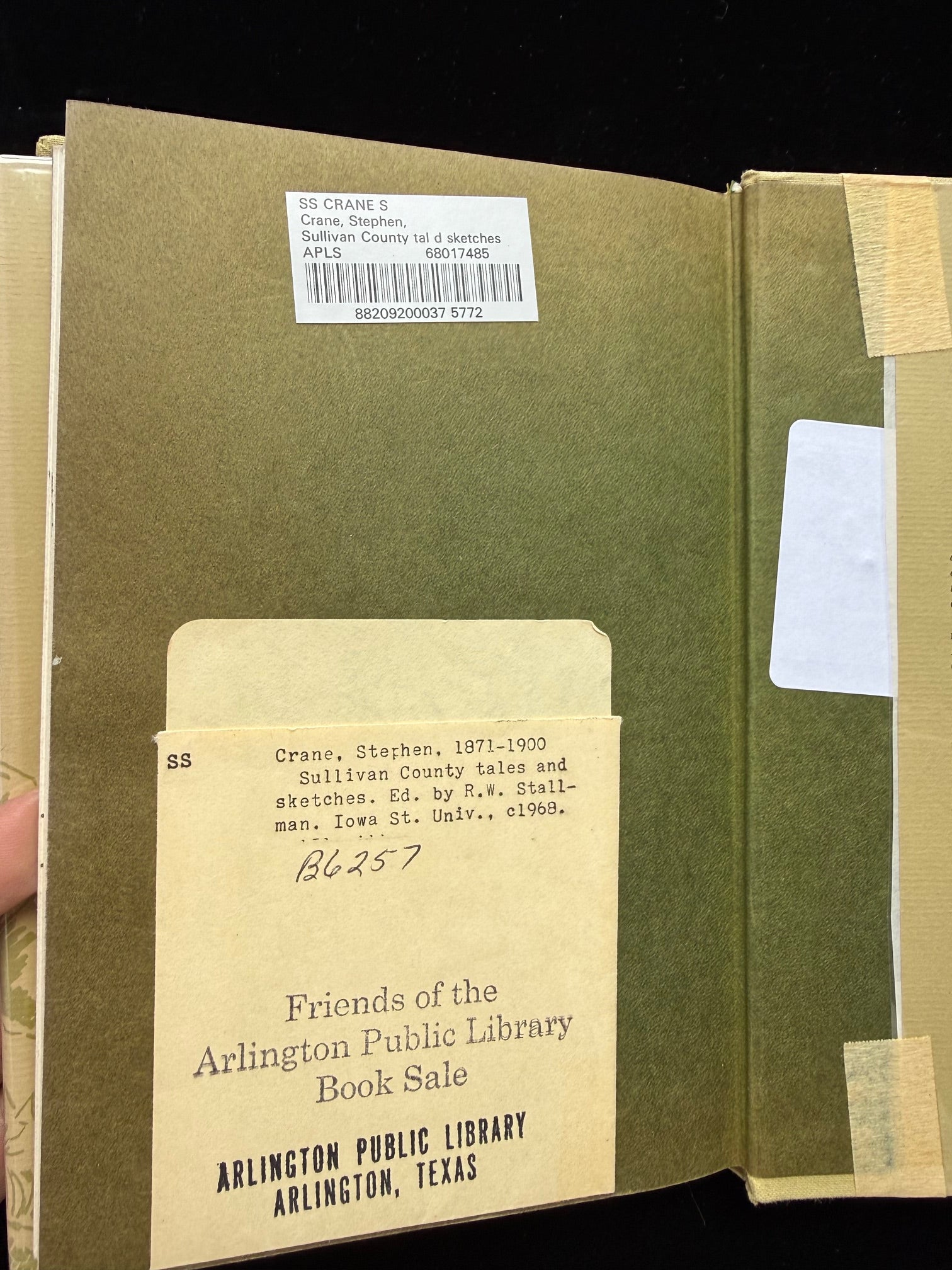 Stephen Crane: Sullivan County Tales and Sketches