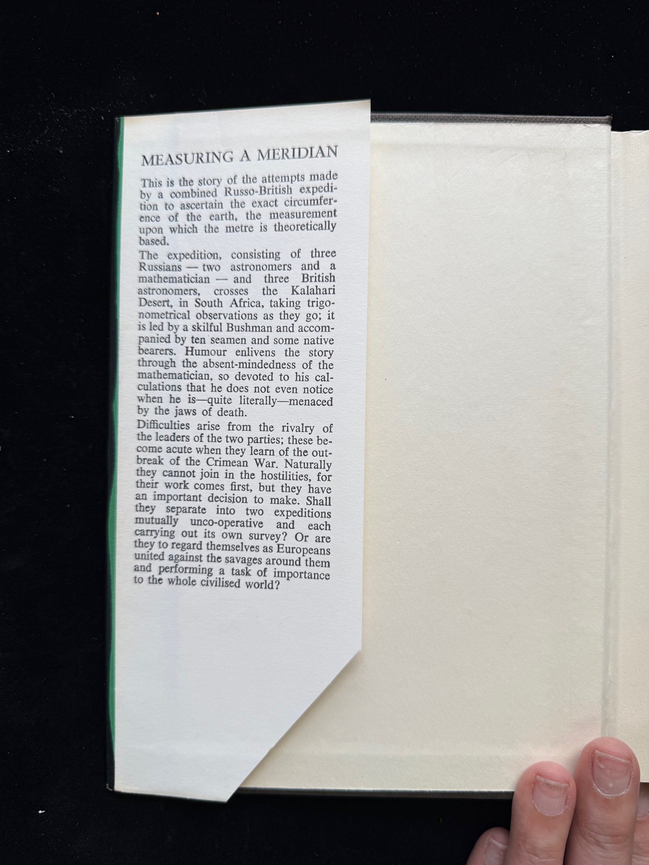 Measuring a Meridian