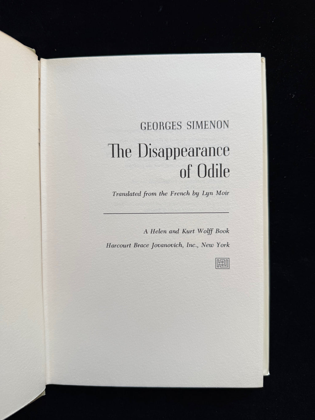 The Disappearance of Odile