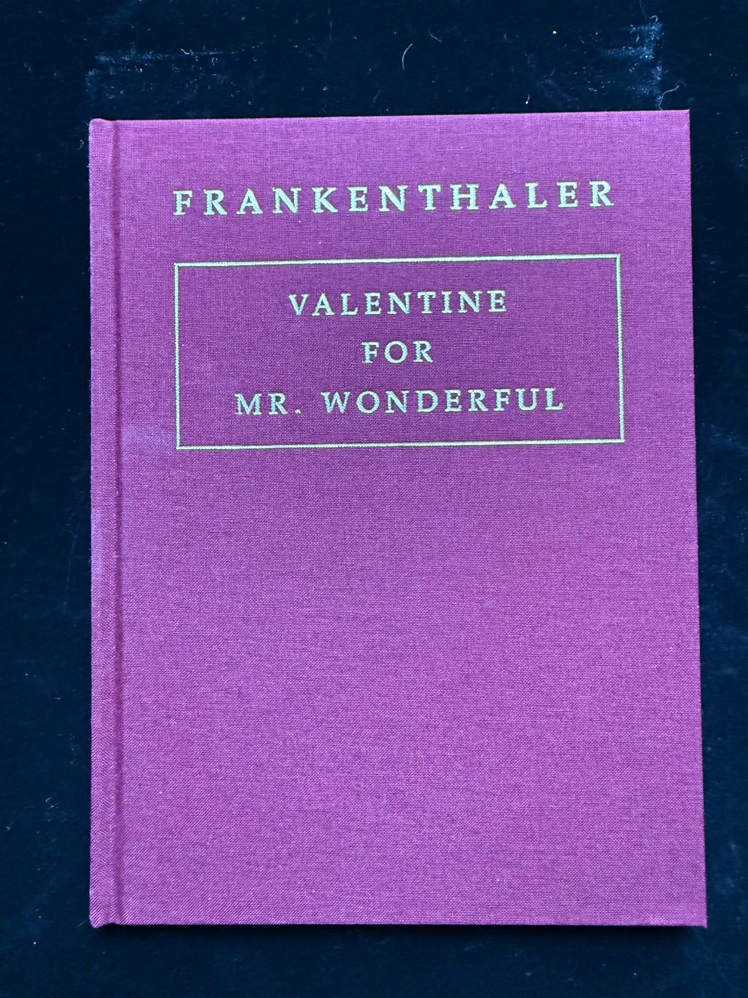 Frankenthaler: Valentine for Mr. Wonderful