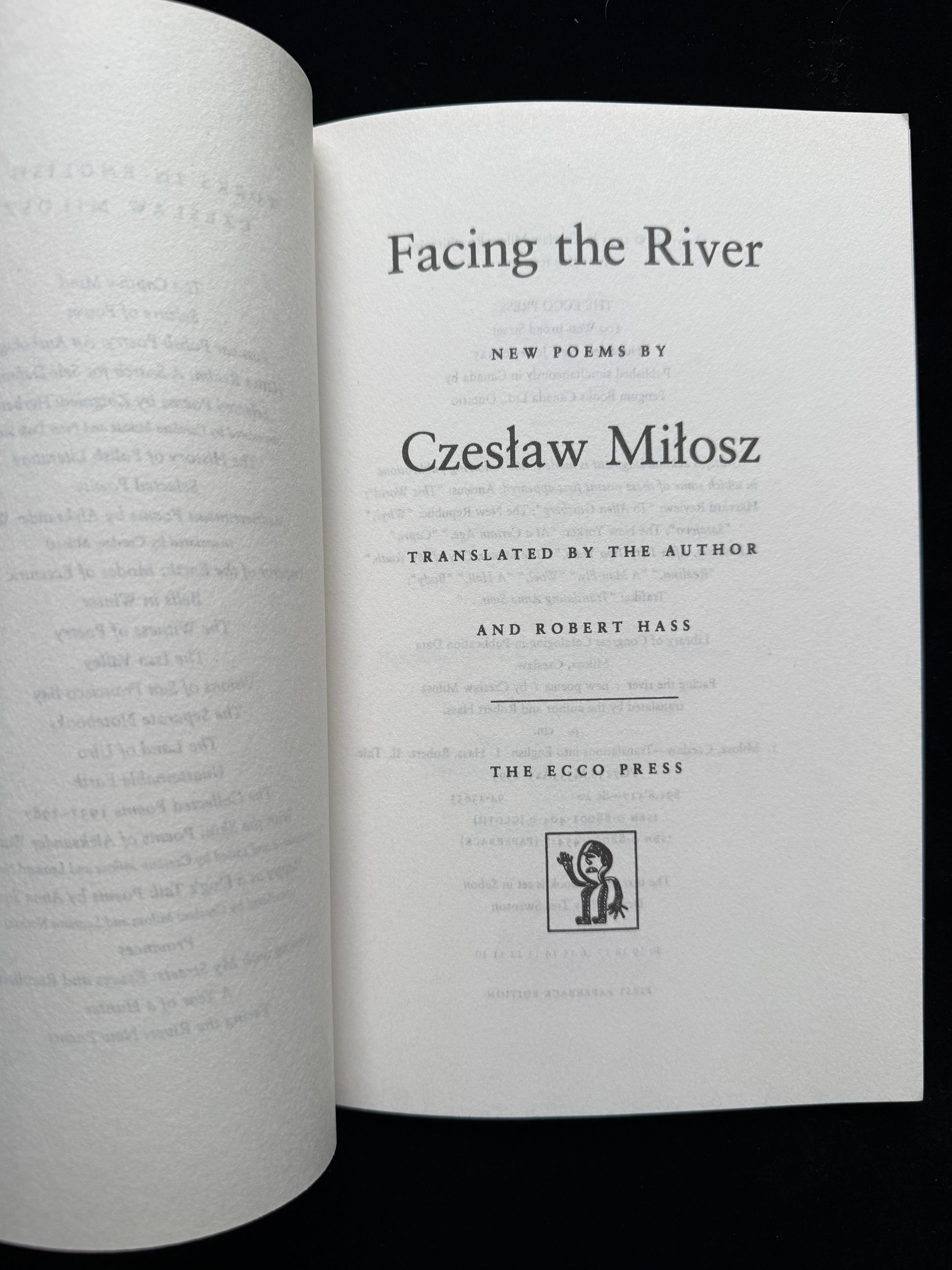 Facing the River: New Poems
