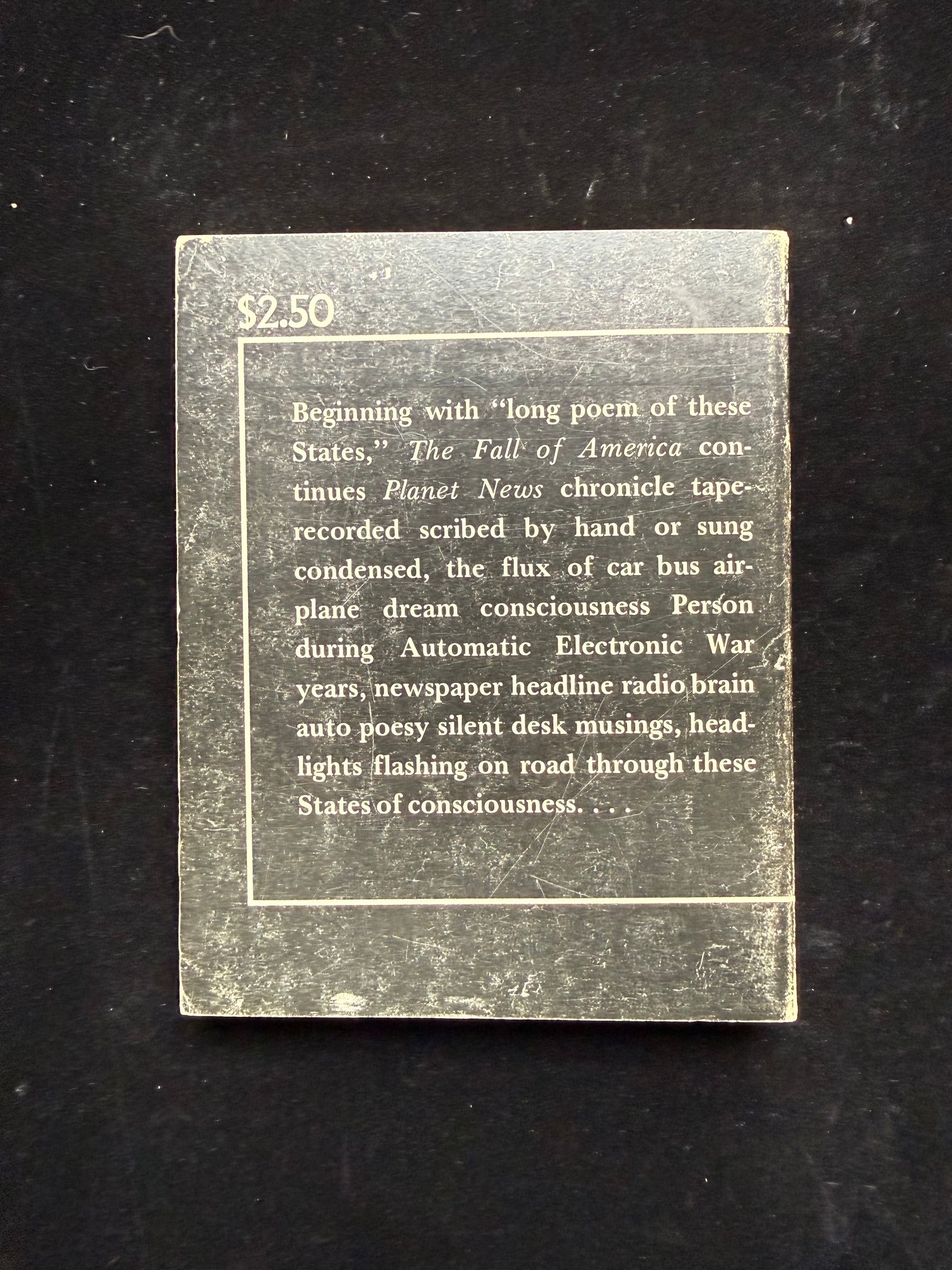 The Fall of America: Poems of These States 1965-1971