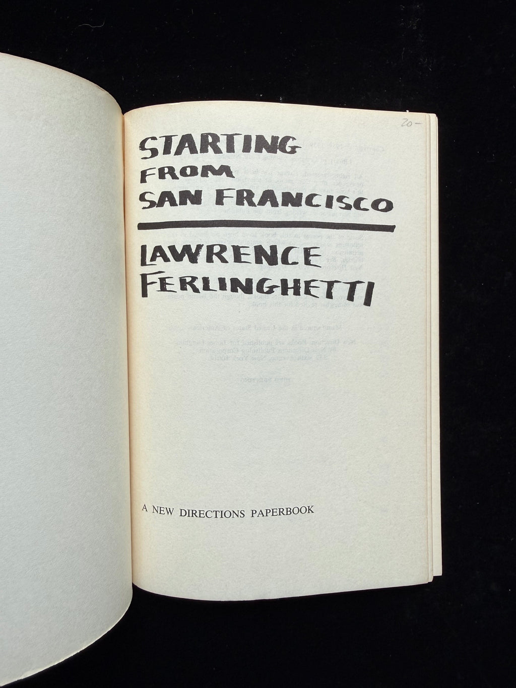Starting From San Francisco