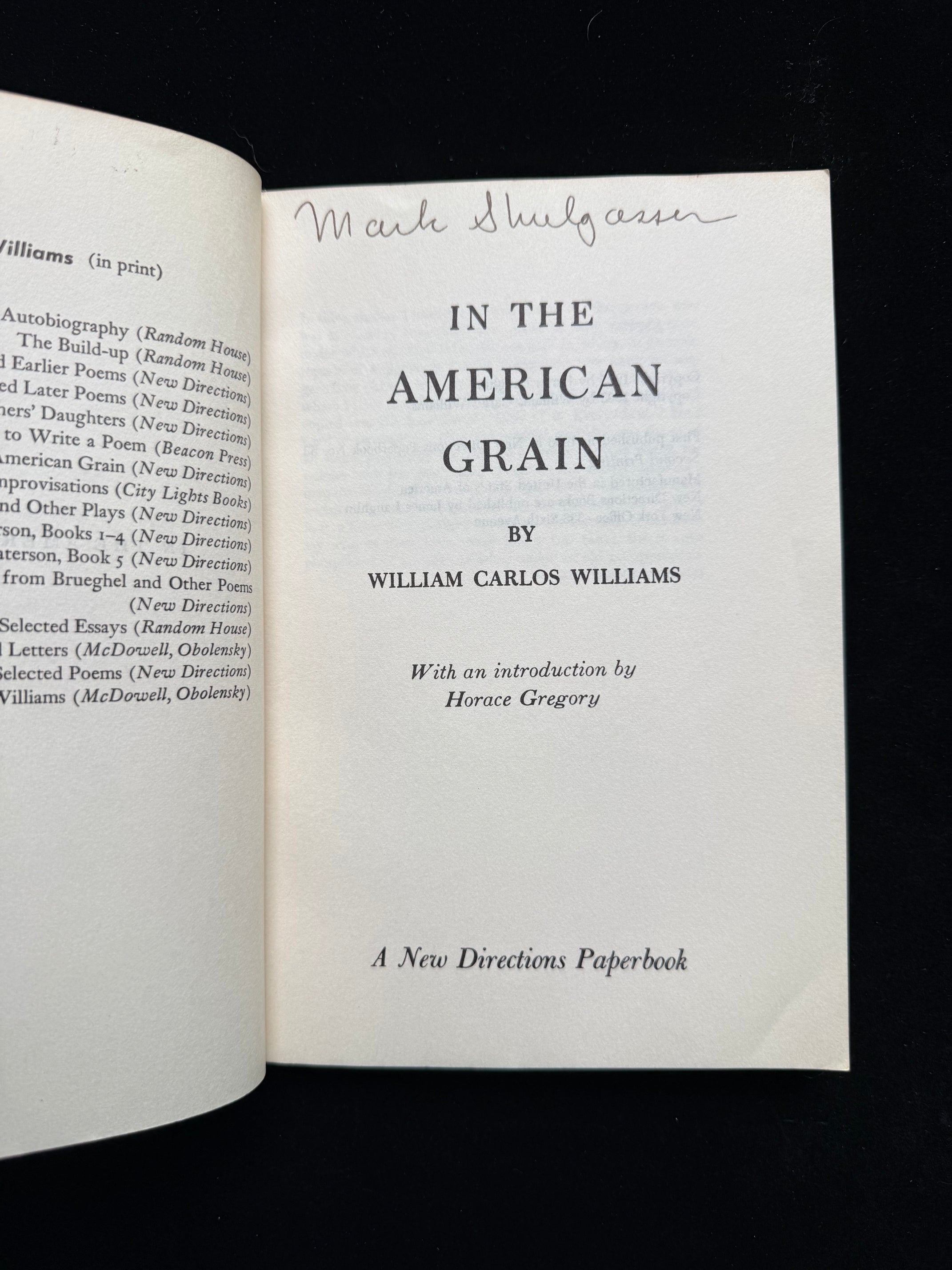In the American Grain