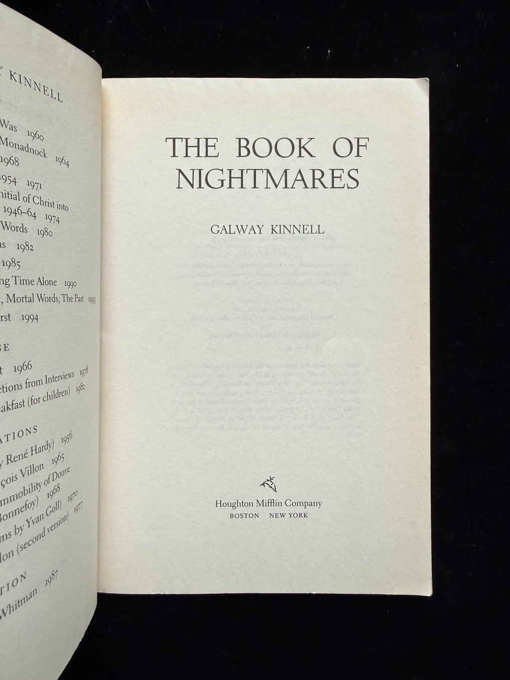 The Book of Nightmares