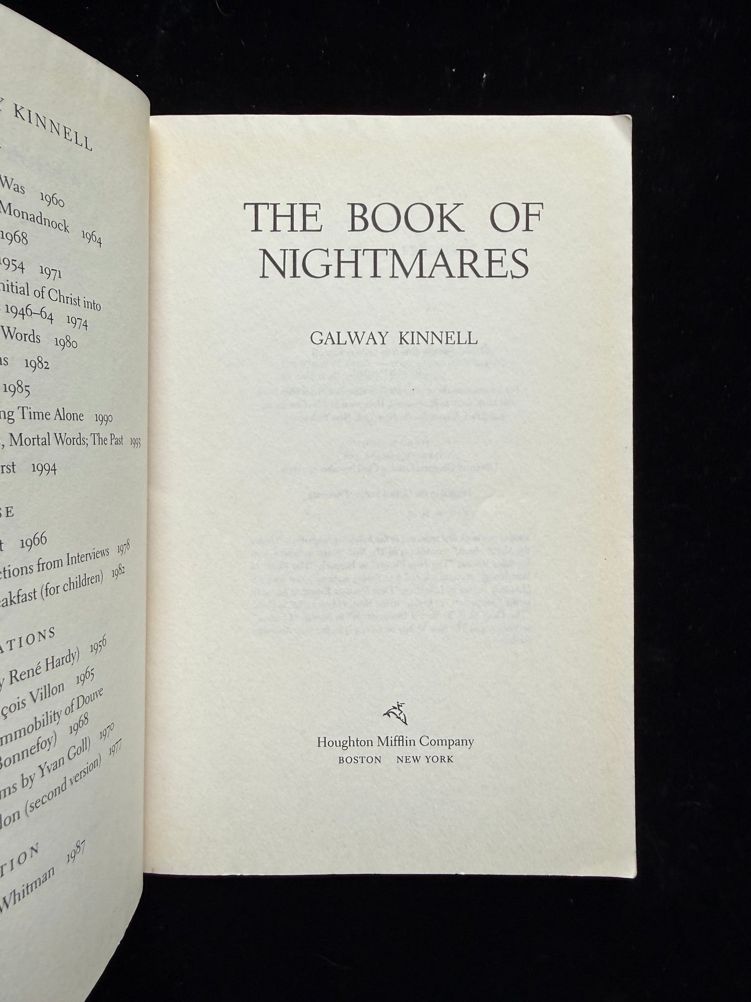 The Book of Nightmares