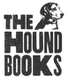 Logo of 'The Hound Books' with a dog illustration in black