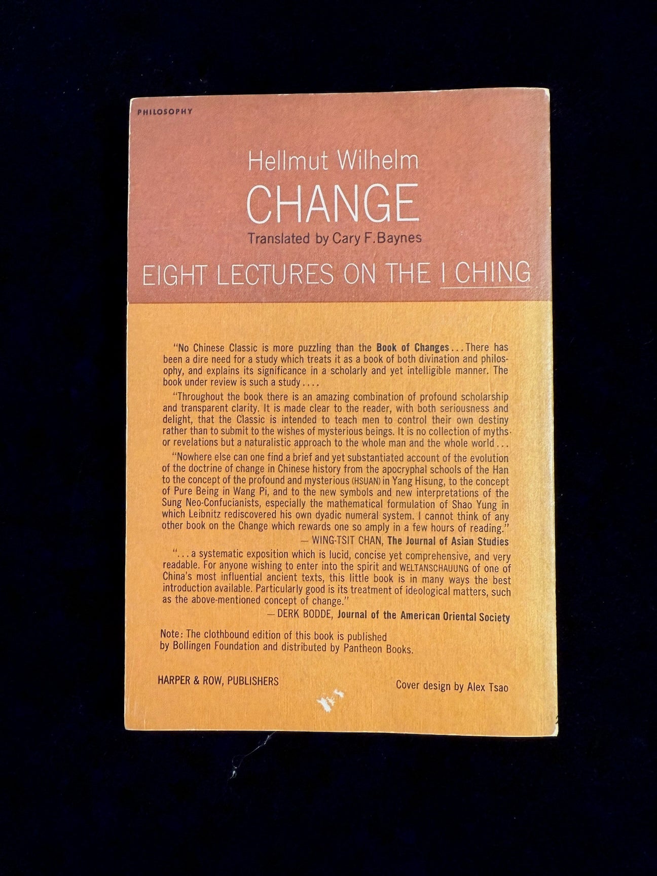Change: Eight Lectures on the I Ching