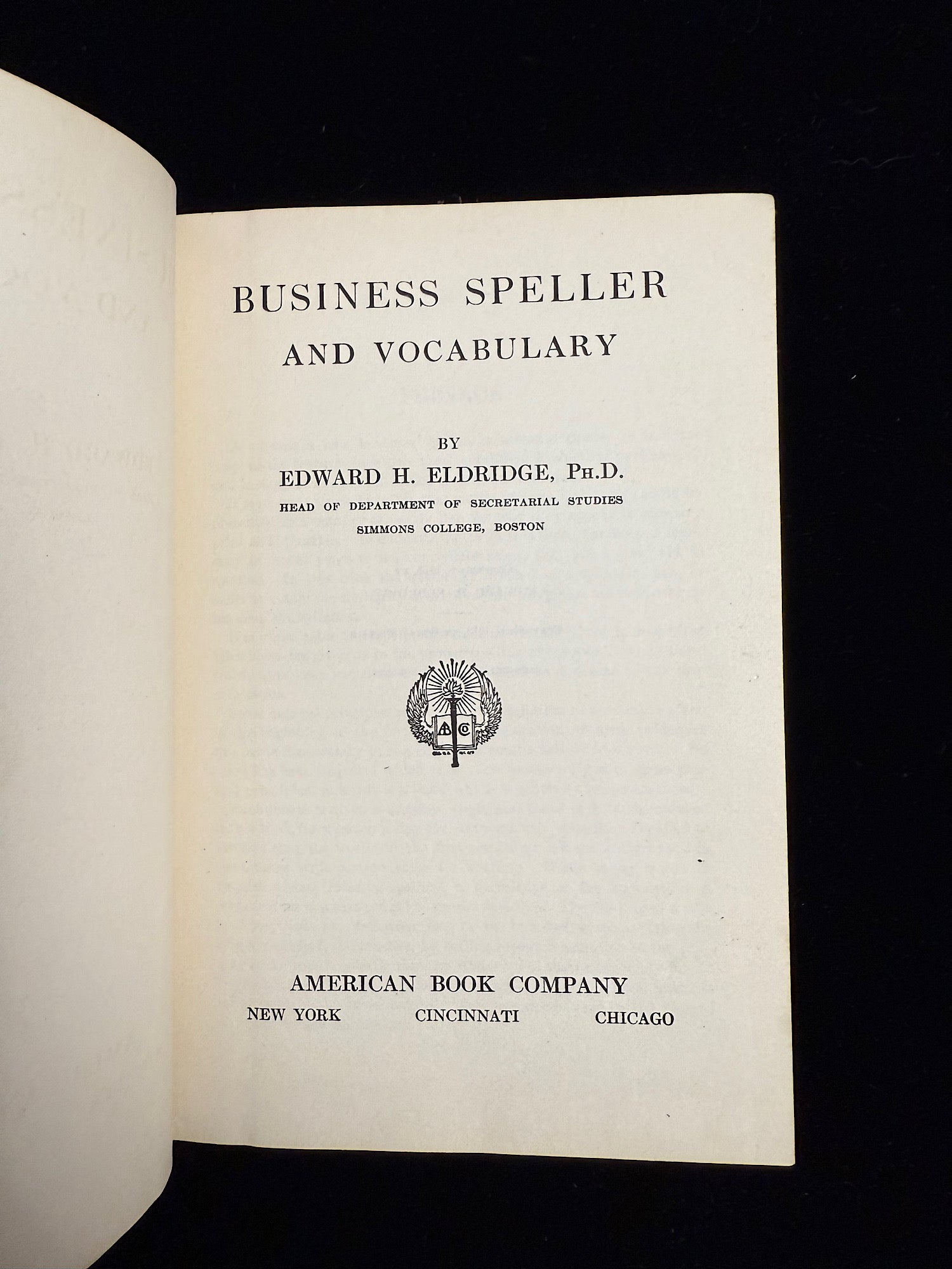 Eldridge’s Business Speller