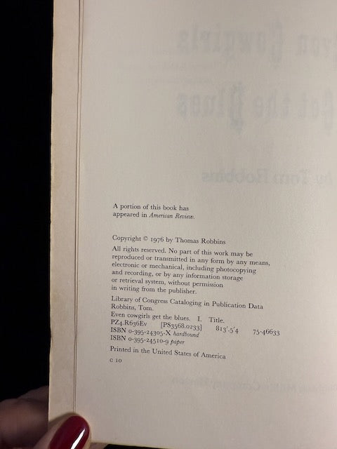 Even Cowgirls Get the Blues