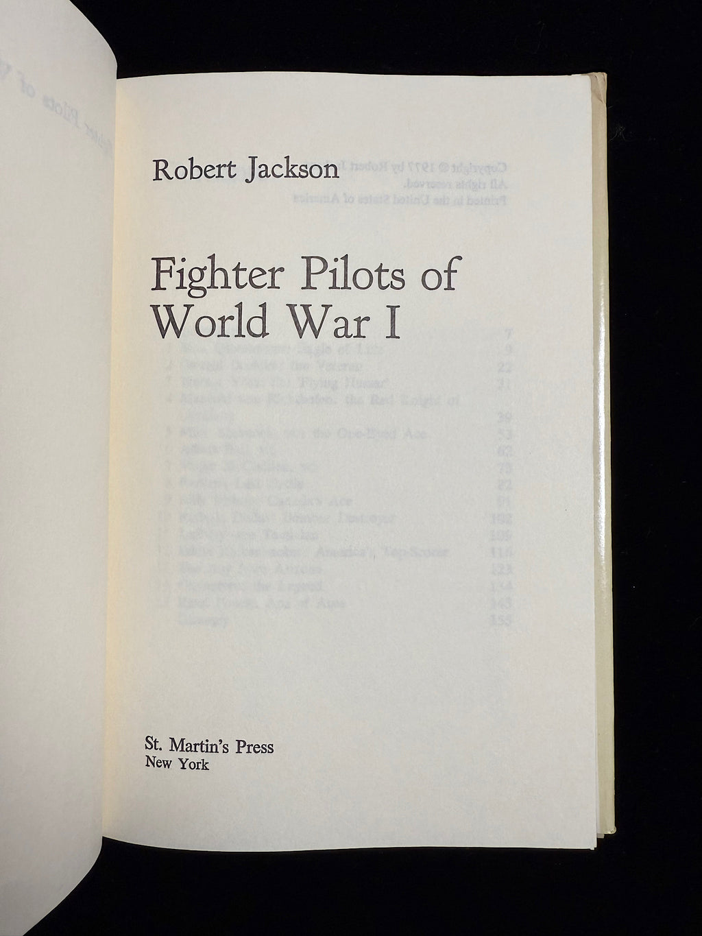 Fighter Pilots of World War I