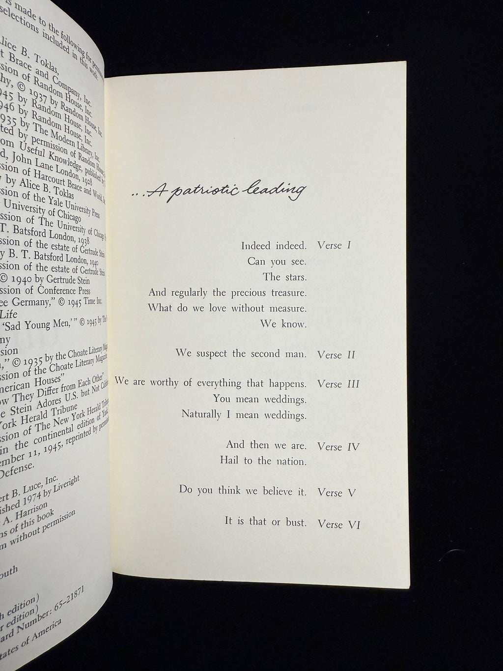 Gertrude Stein’s America