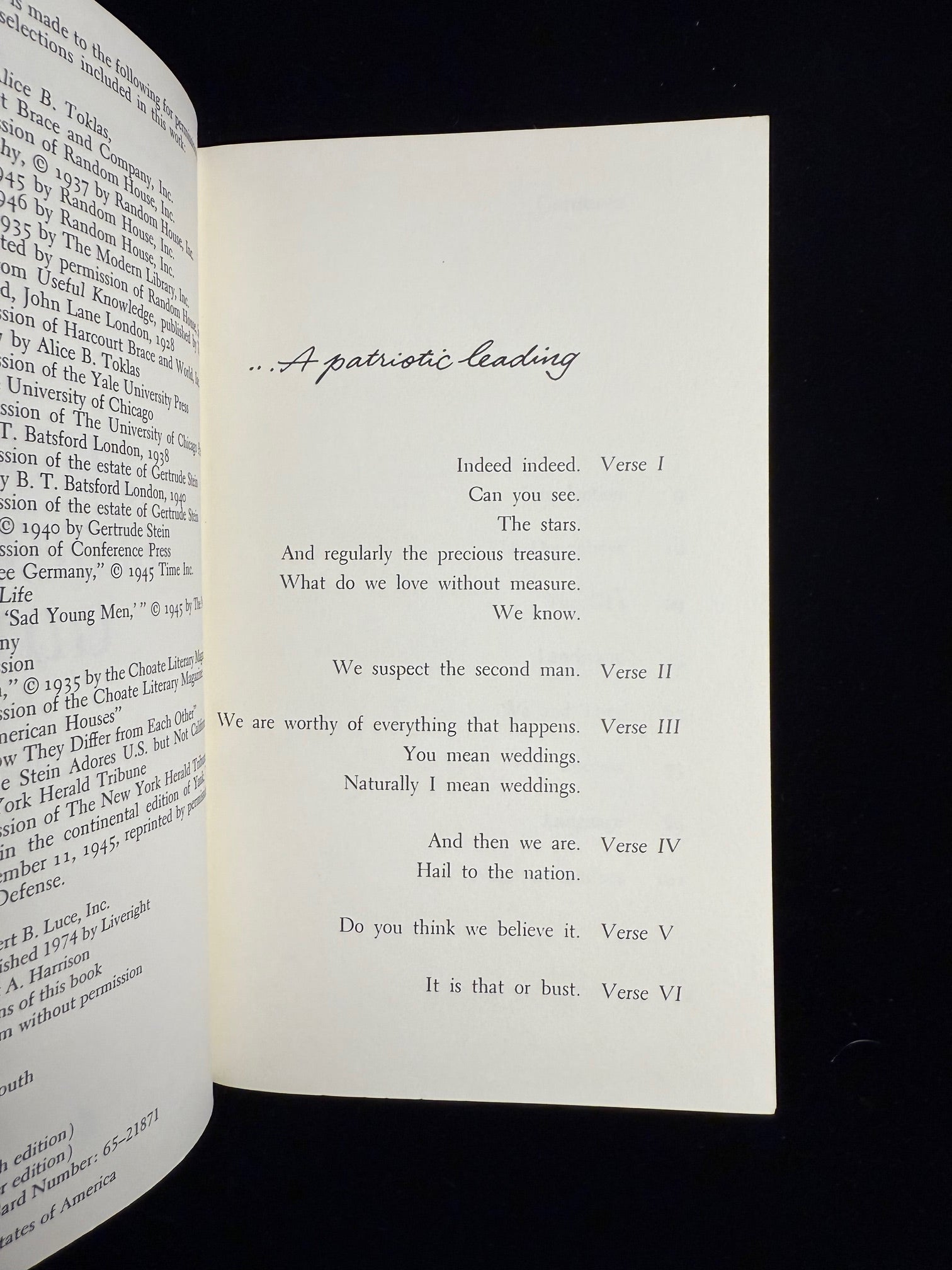 Gertrude Stein’s America