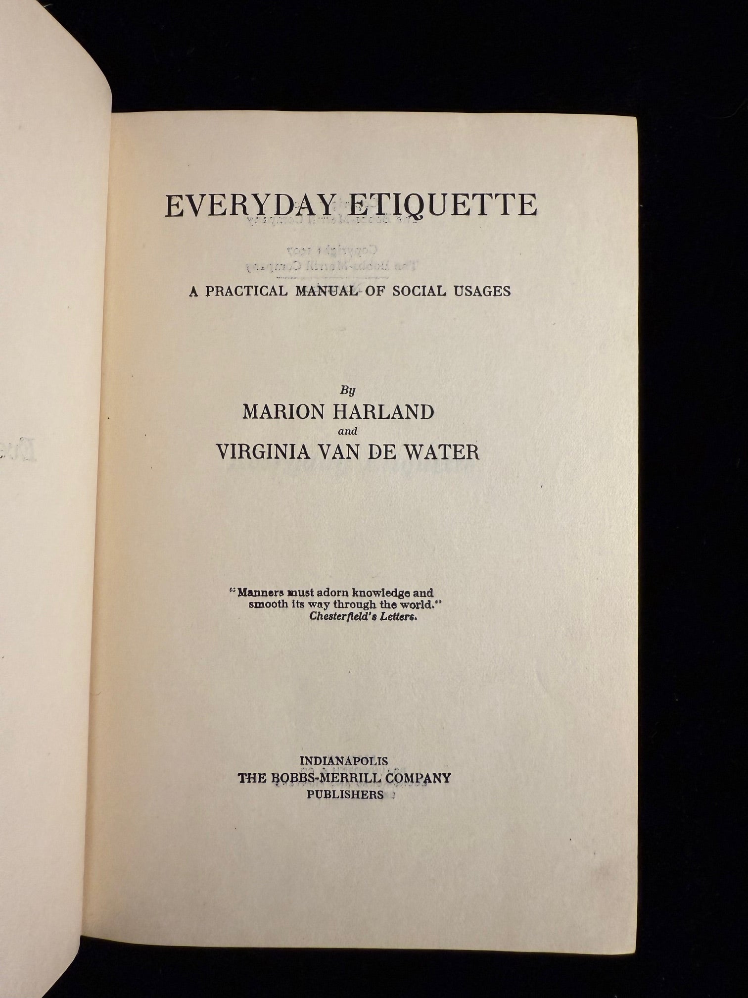 Marion Harland’s Complete Etiquette