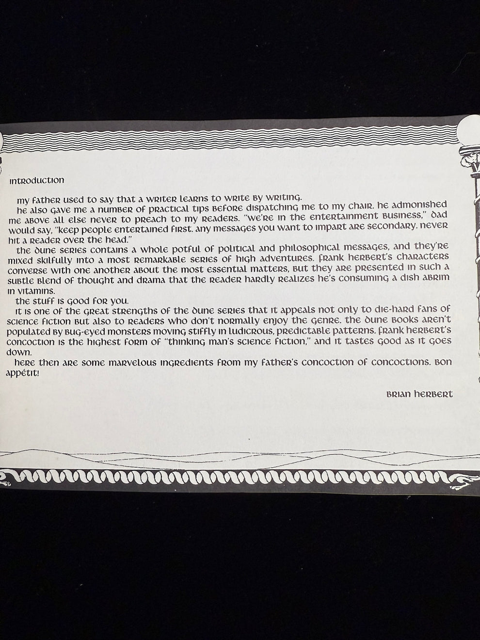 The Notebooks of Frank Herbert’s Dune