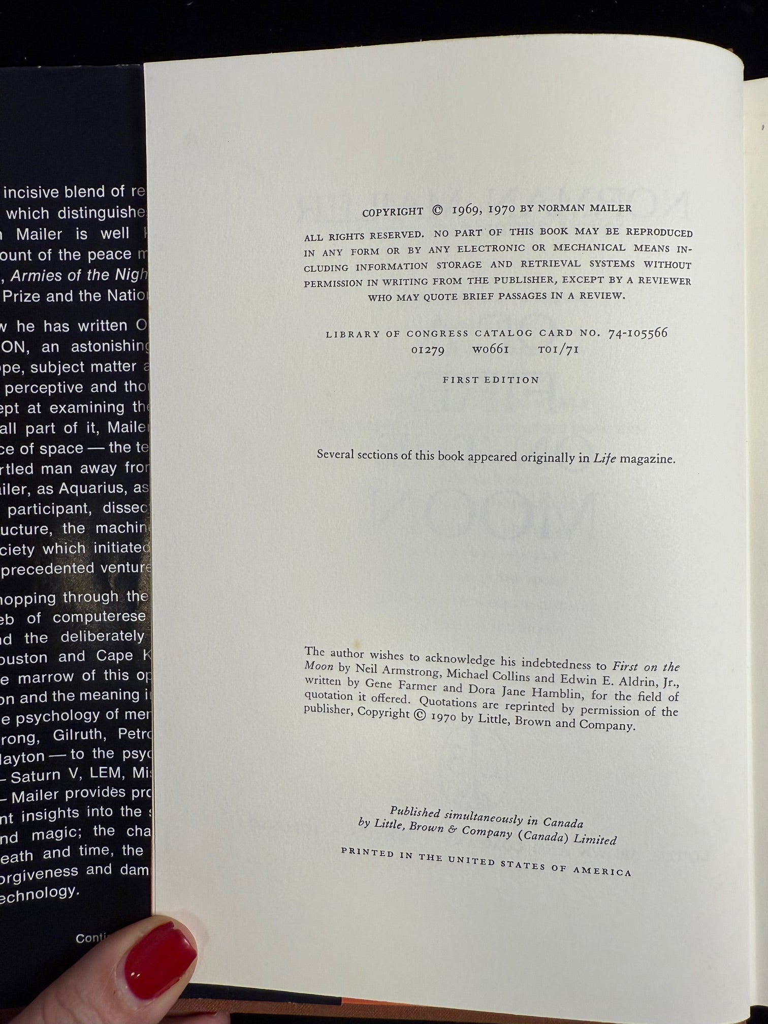 Of a Fire on the Moon