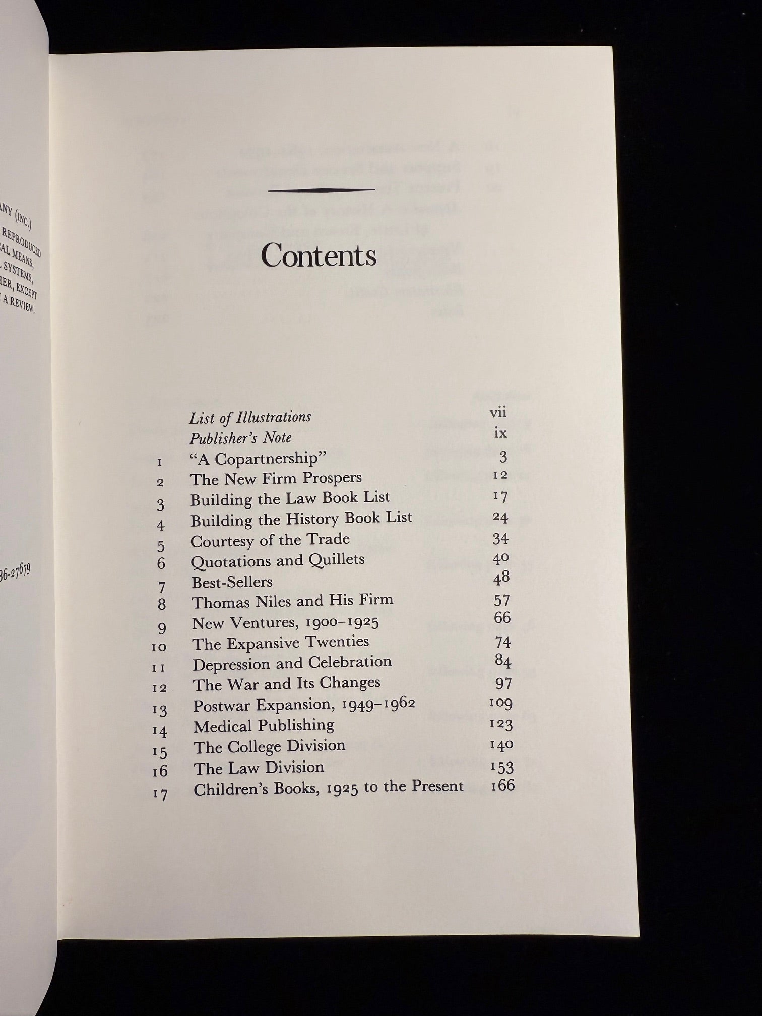 One Hundred and Fifty Years of Publishing