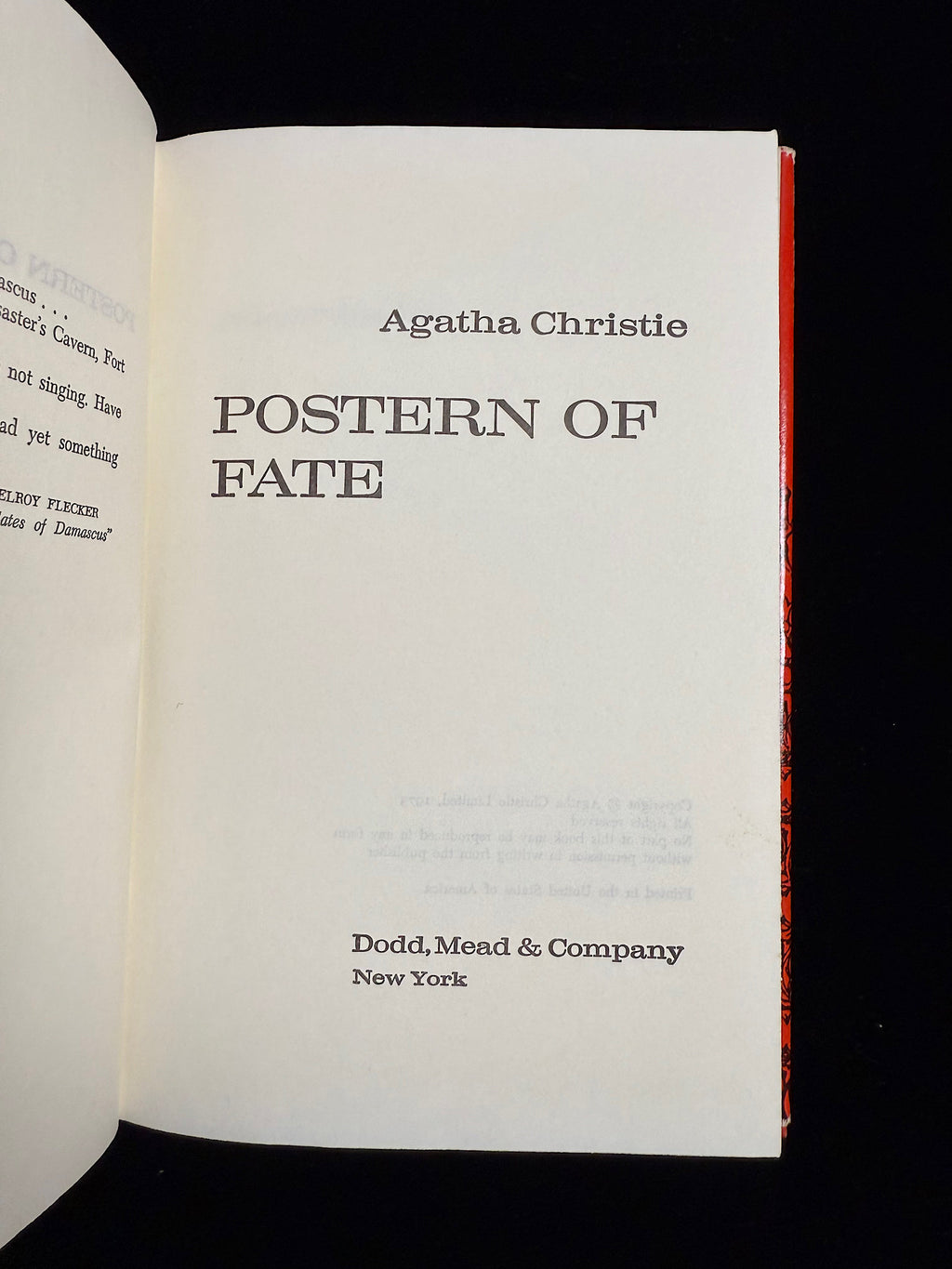 Postern of Fate