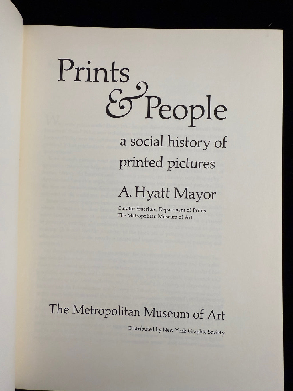 Prints and People: A Social History of Printed Pictures