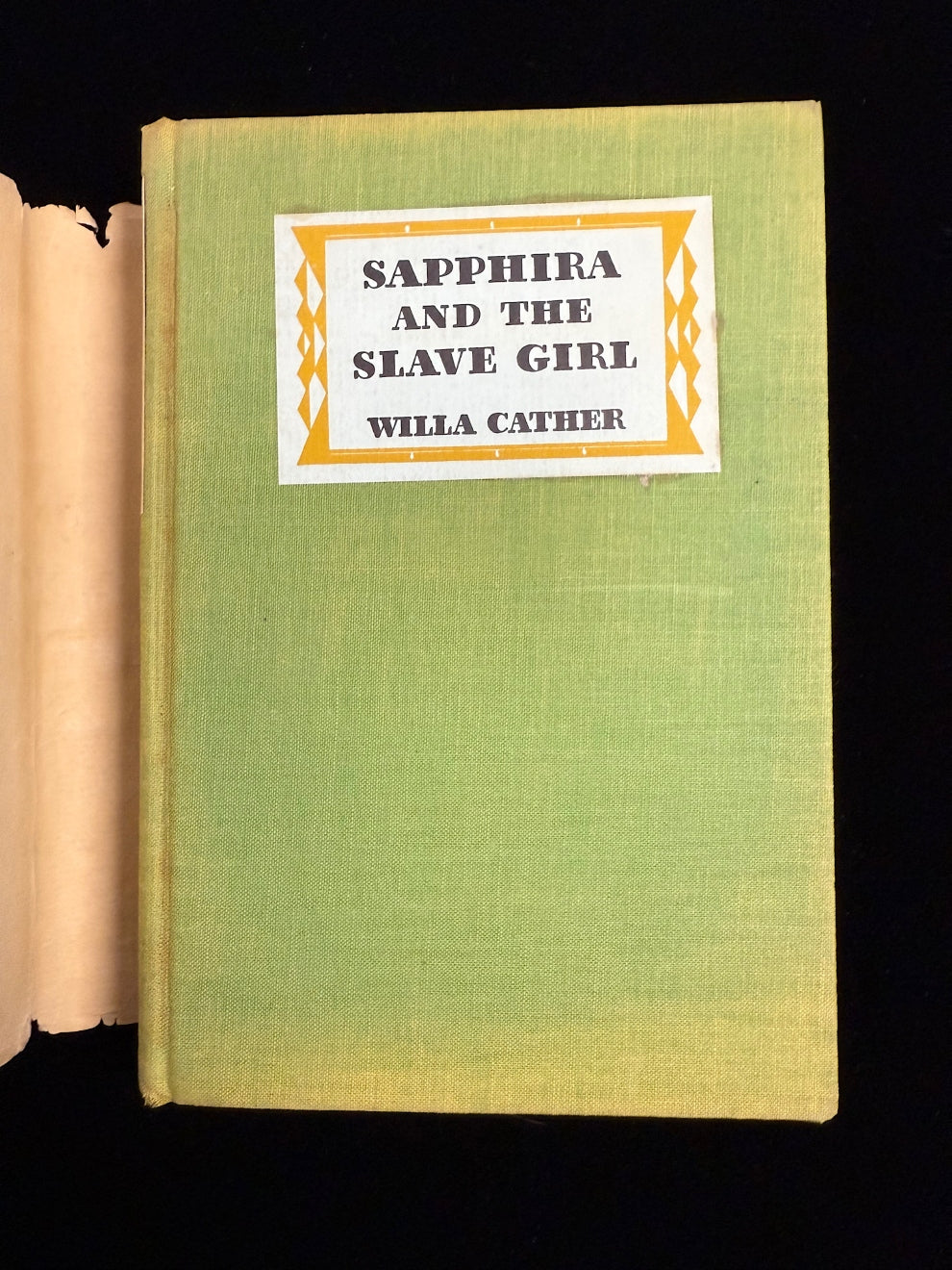 Sapphira and the Slave Girl