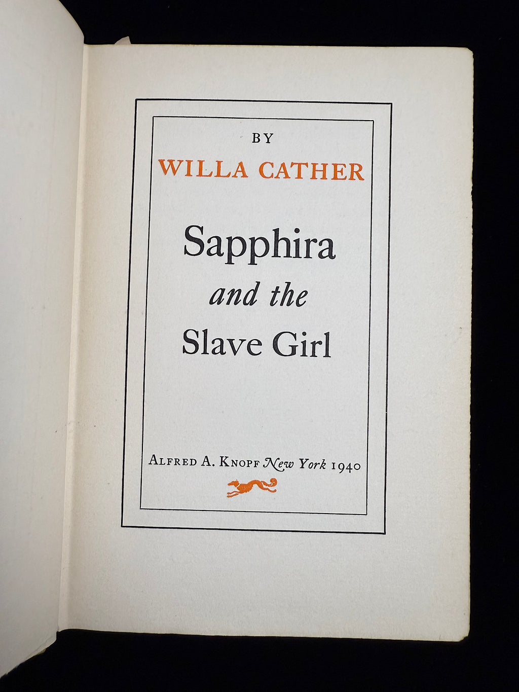 Sapphira and the Slave Girl