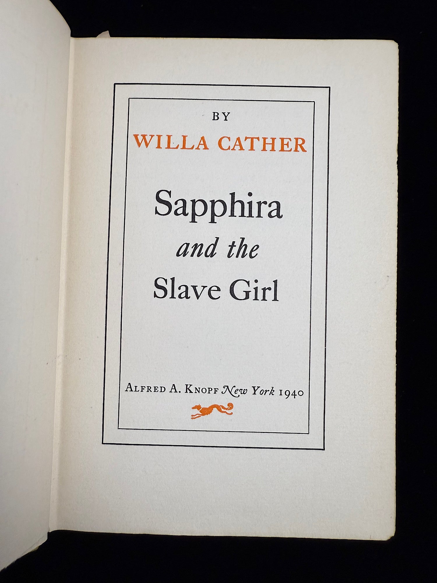 Sapphira and the Slave Girl