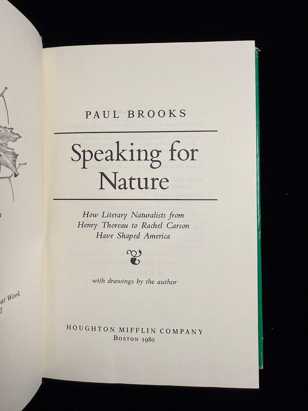 Speaking for Nature