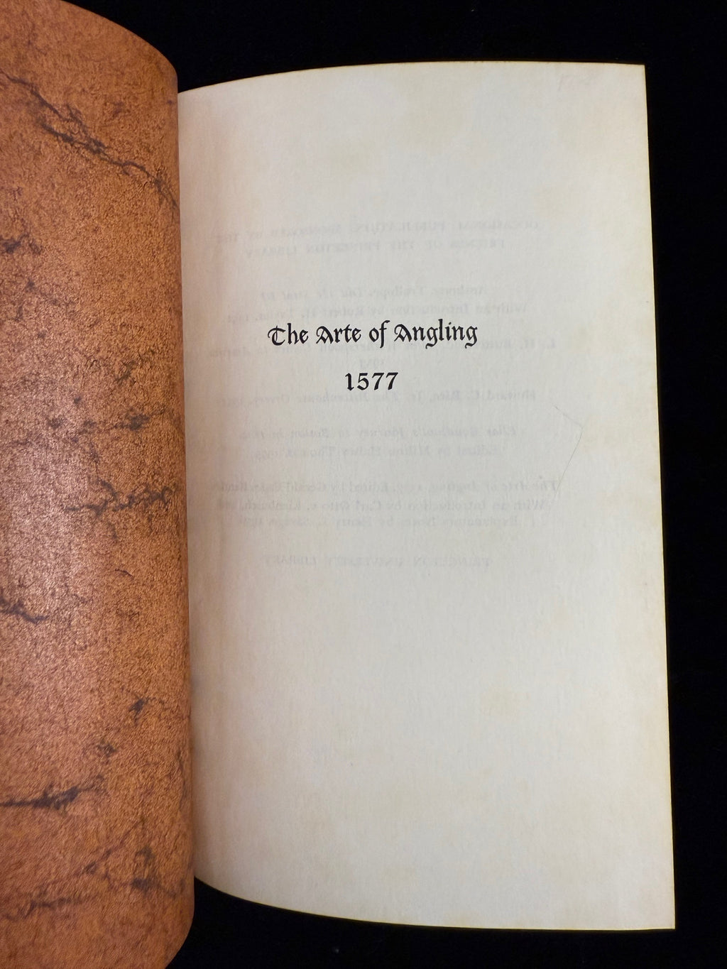 The Arte of Angling 1577