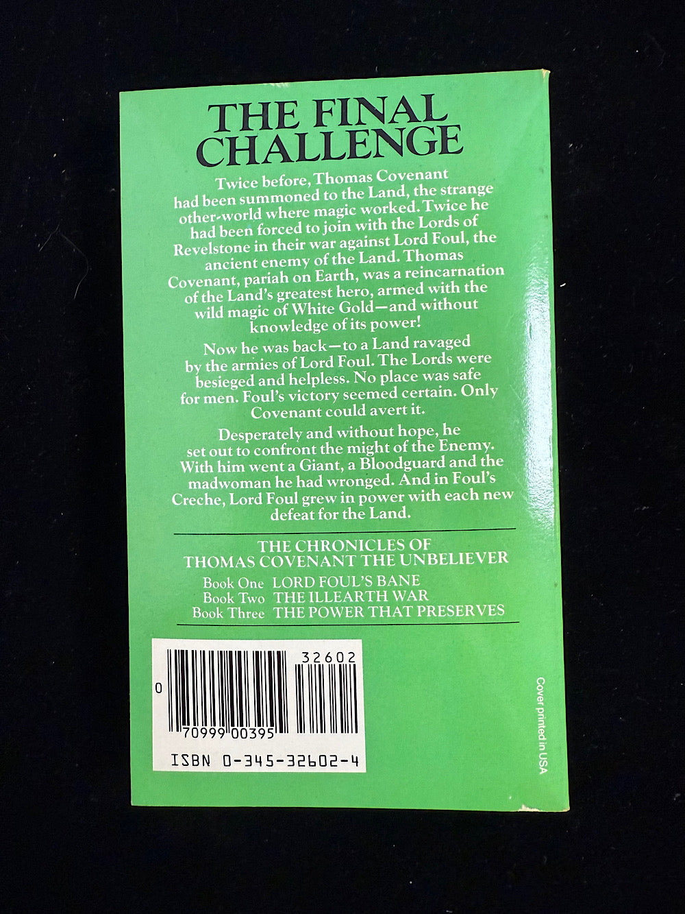 The Chronicles of Thomas Covenant the Unbeliever