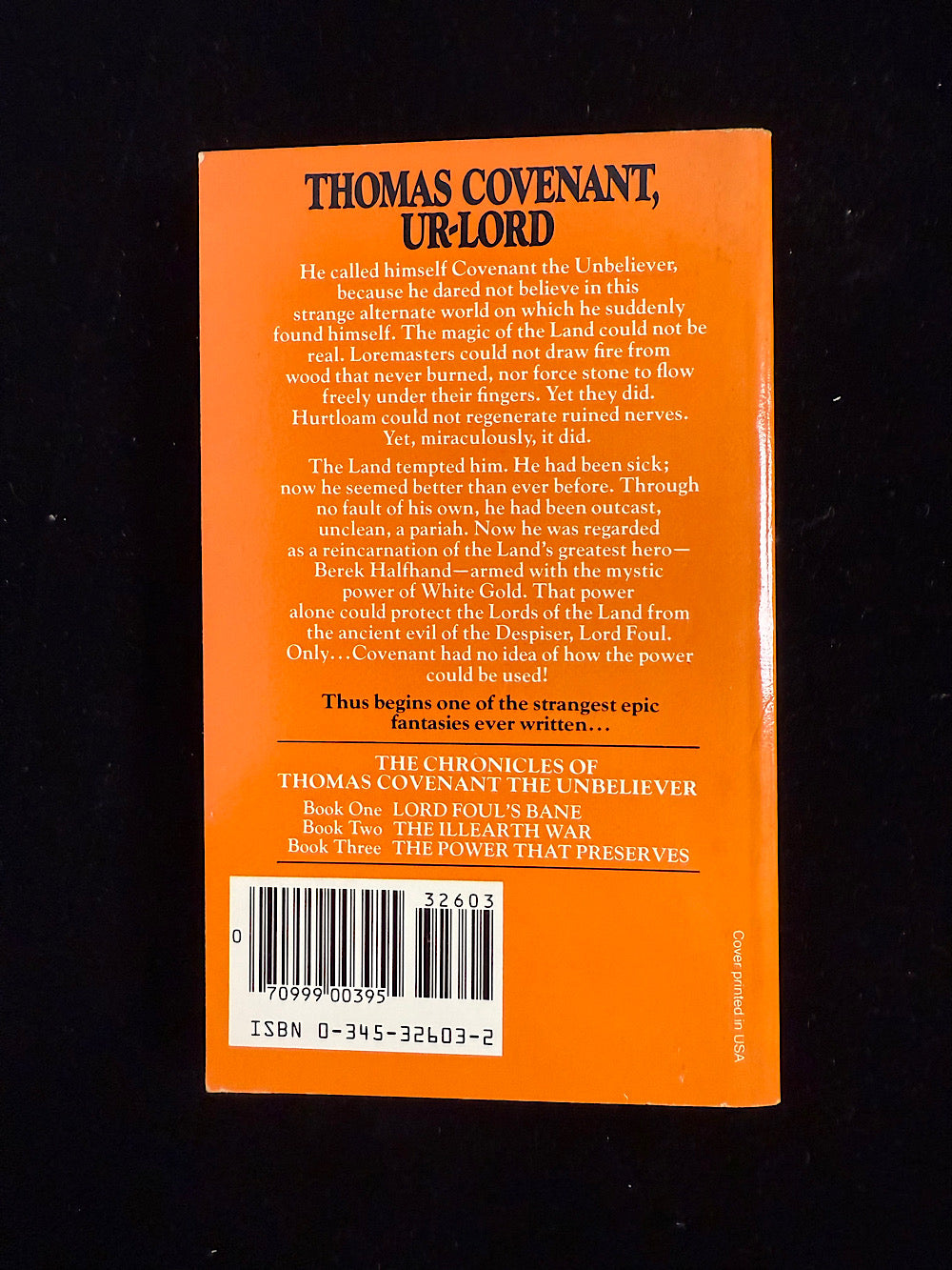 The Chronicles of Thomas Covenant the Unbeliever