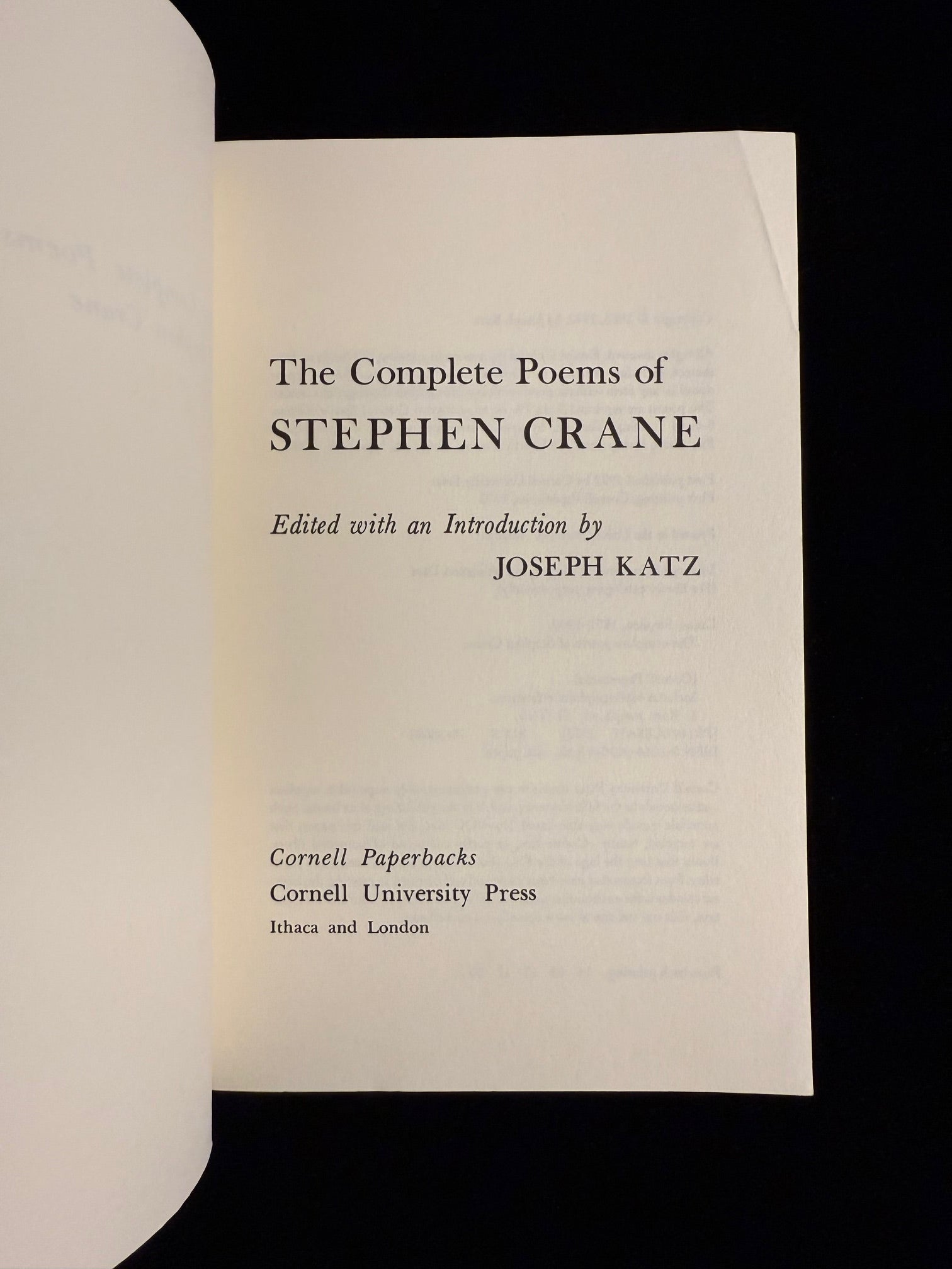The Complete Poems of Stephen Crane
