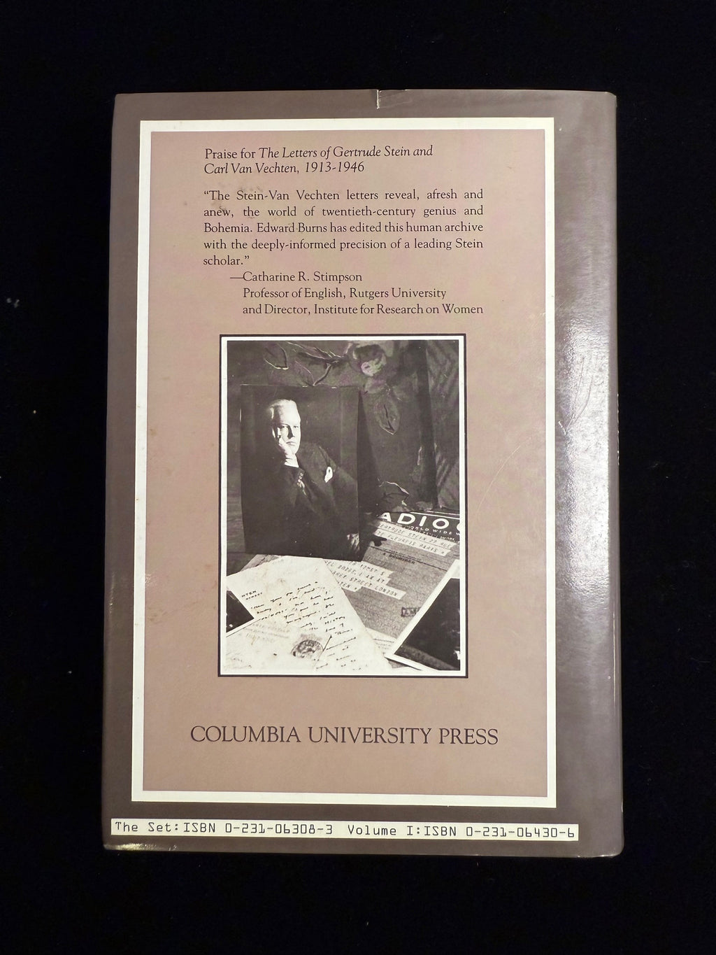 The Letters of Gertrude Stein and Carl Van Vechten Volume I and II