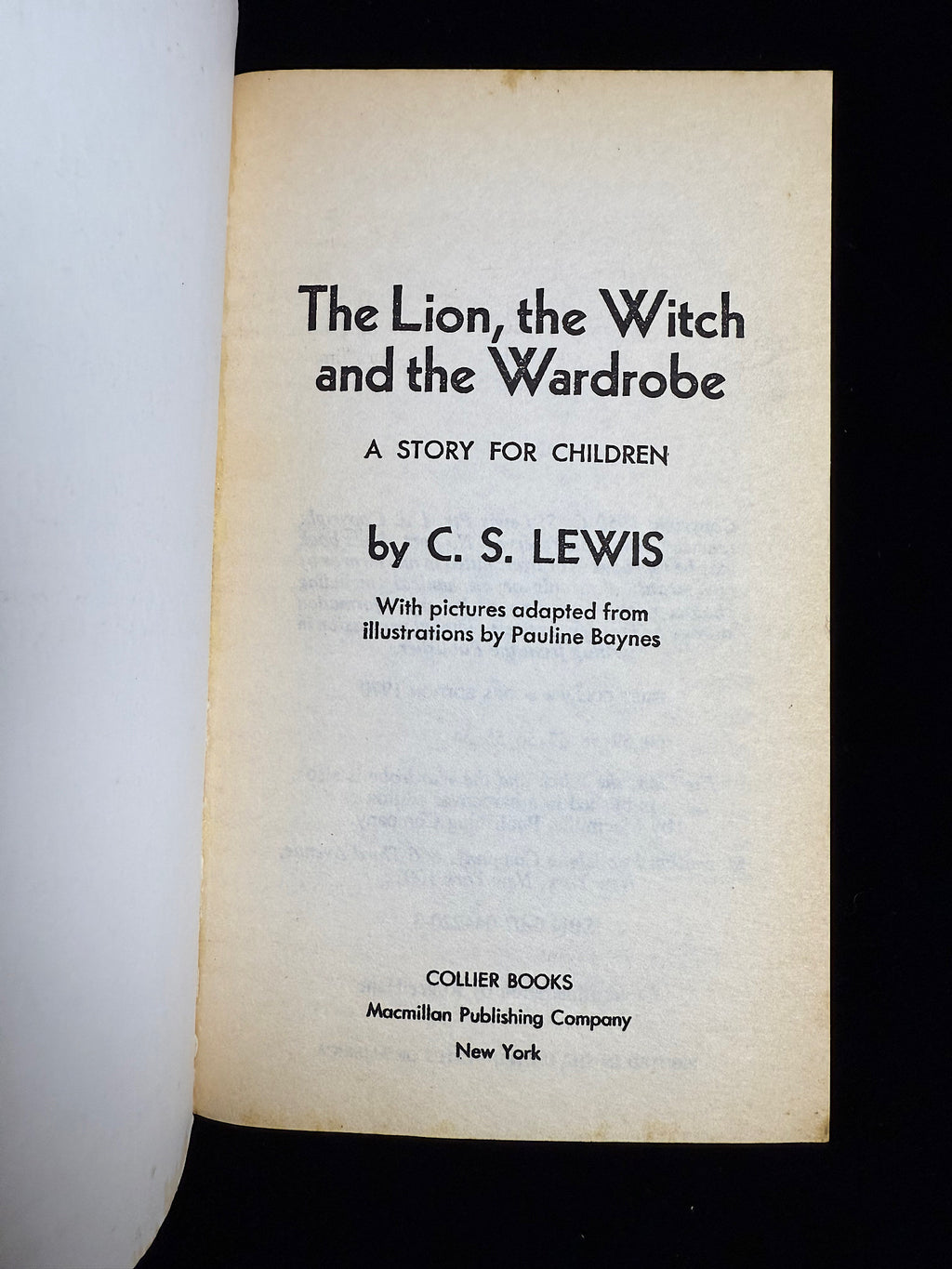 The Lion, The Witch and The Wardrobe Series