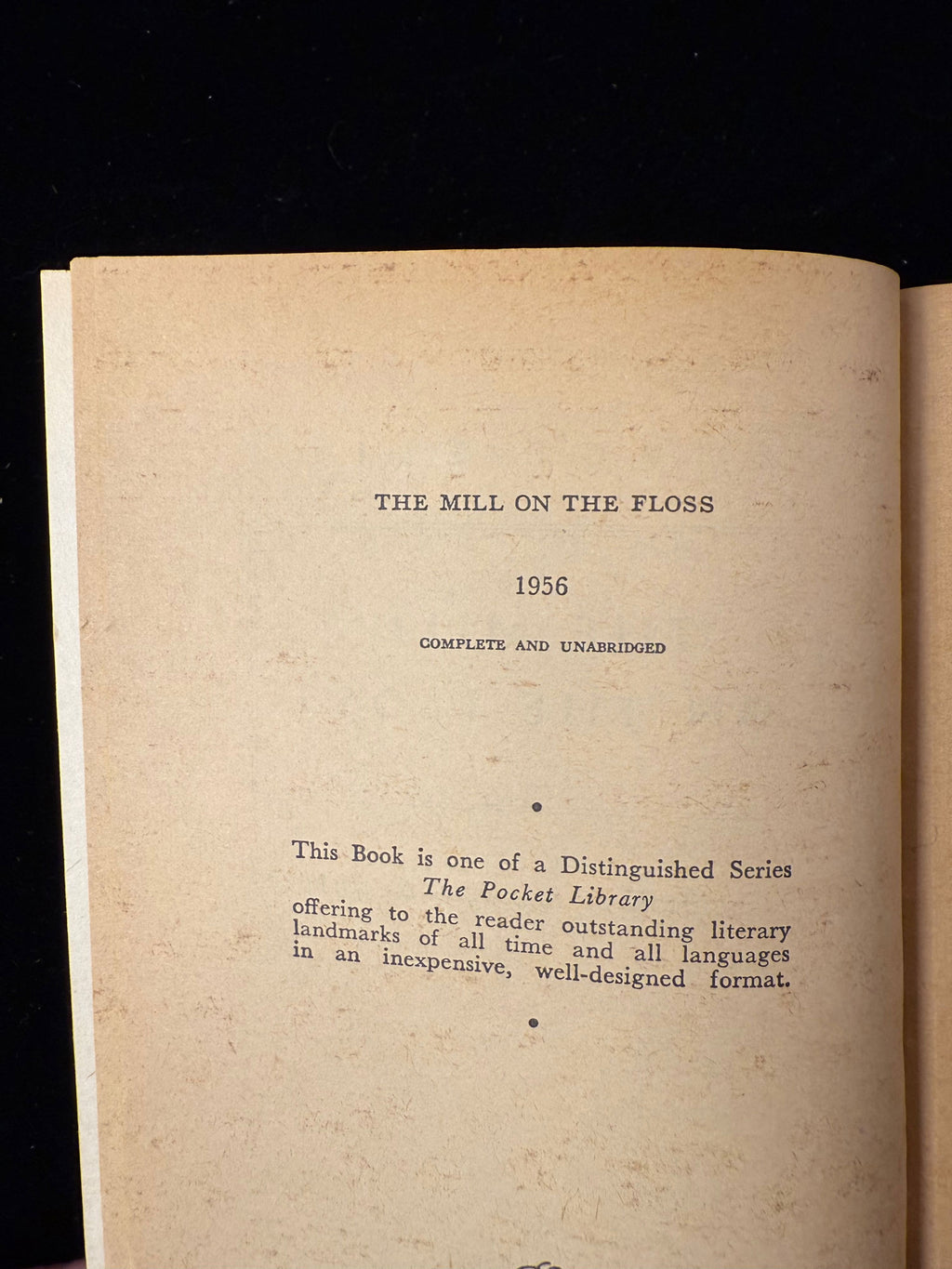 The Mill on the Floss