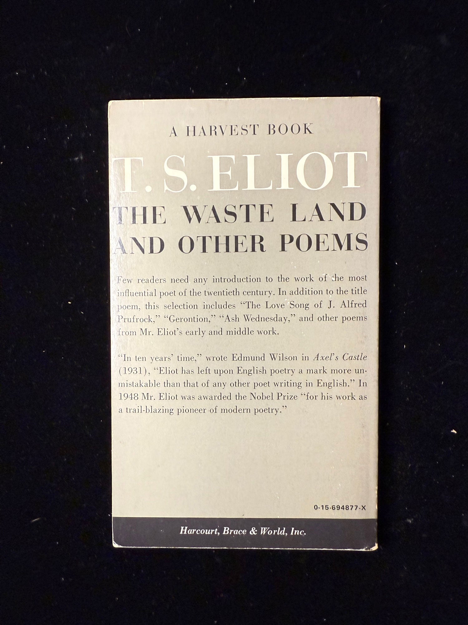 The Waste Land and Other Poems