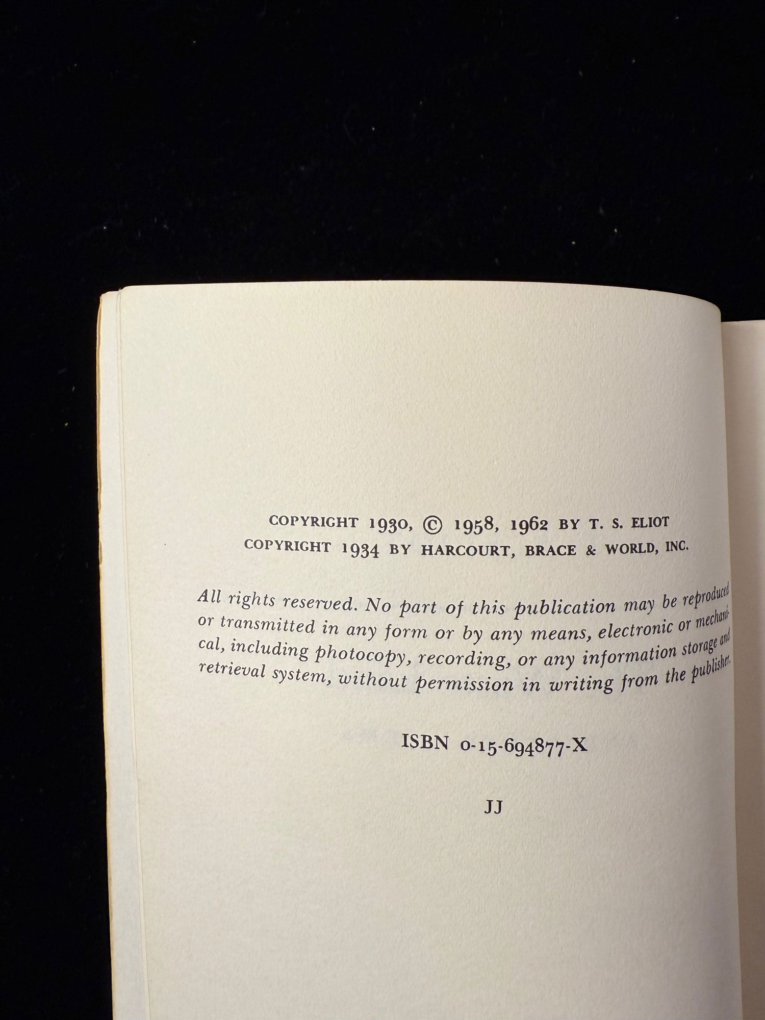 The Waste Land and Other Poems