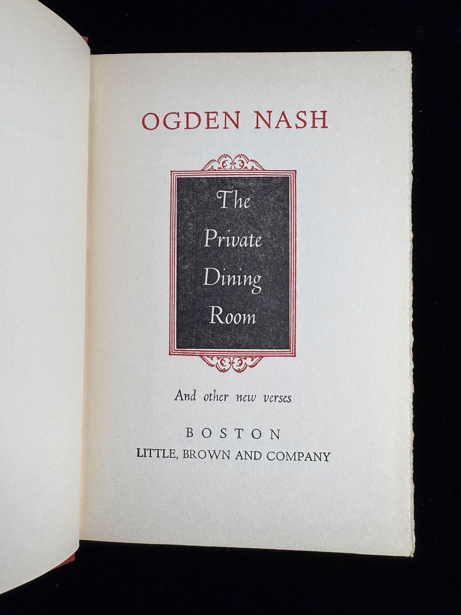The Private Dining Room