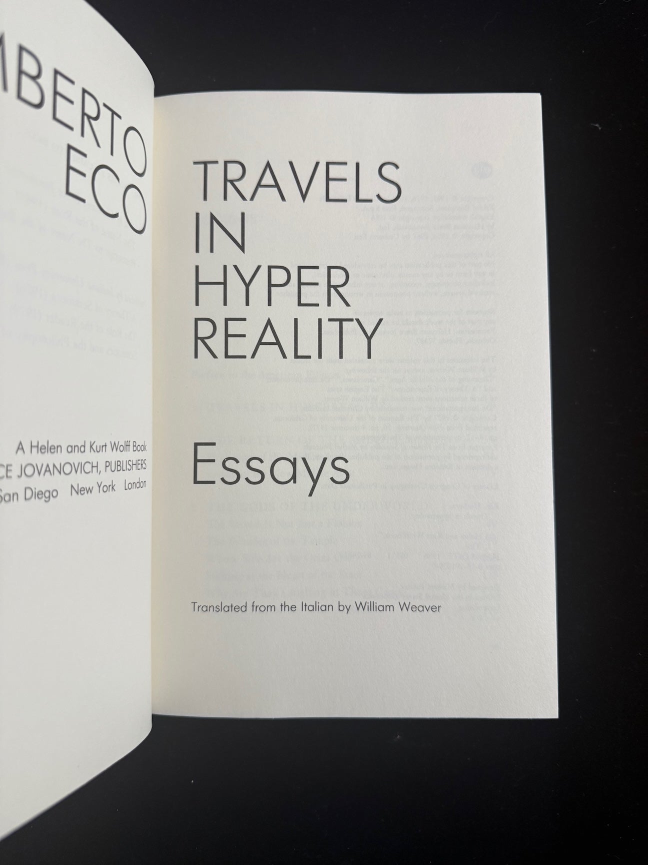 Travels in Hyper Reality