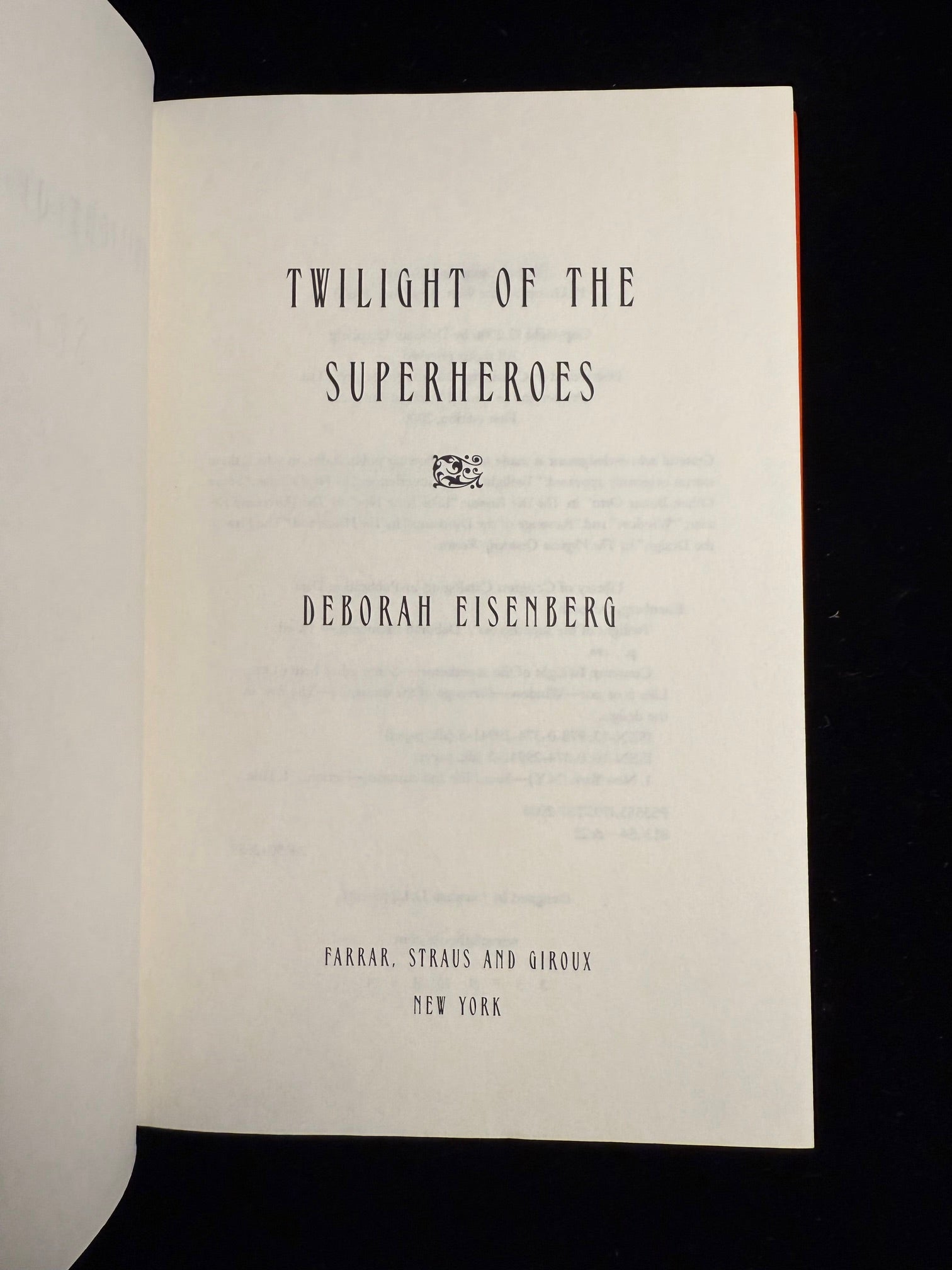 Twilight of the Superheroes