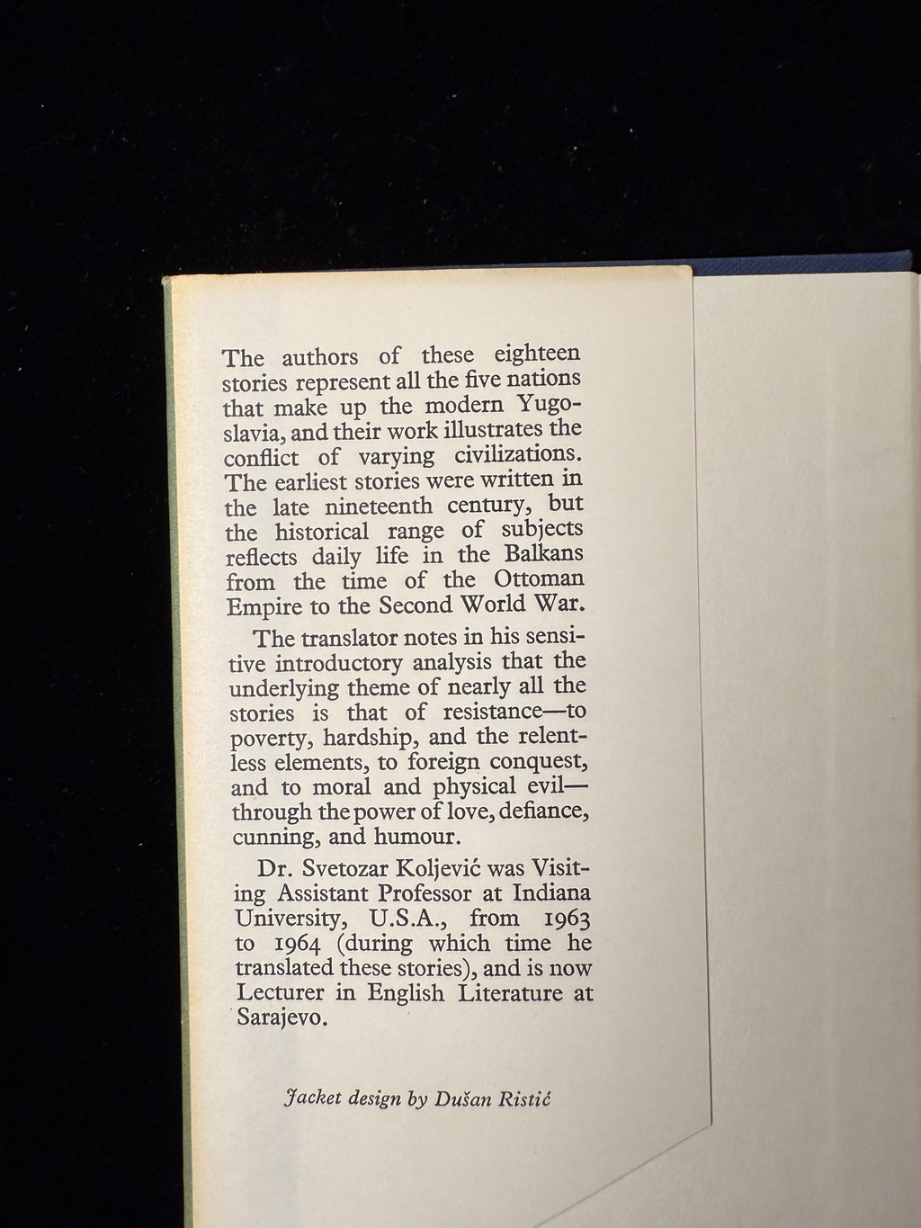 Yugoslav Short Stories